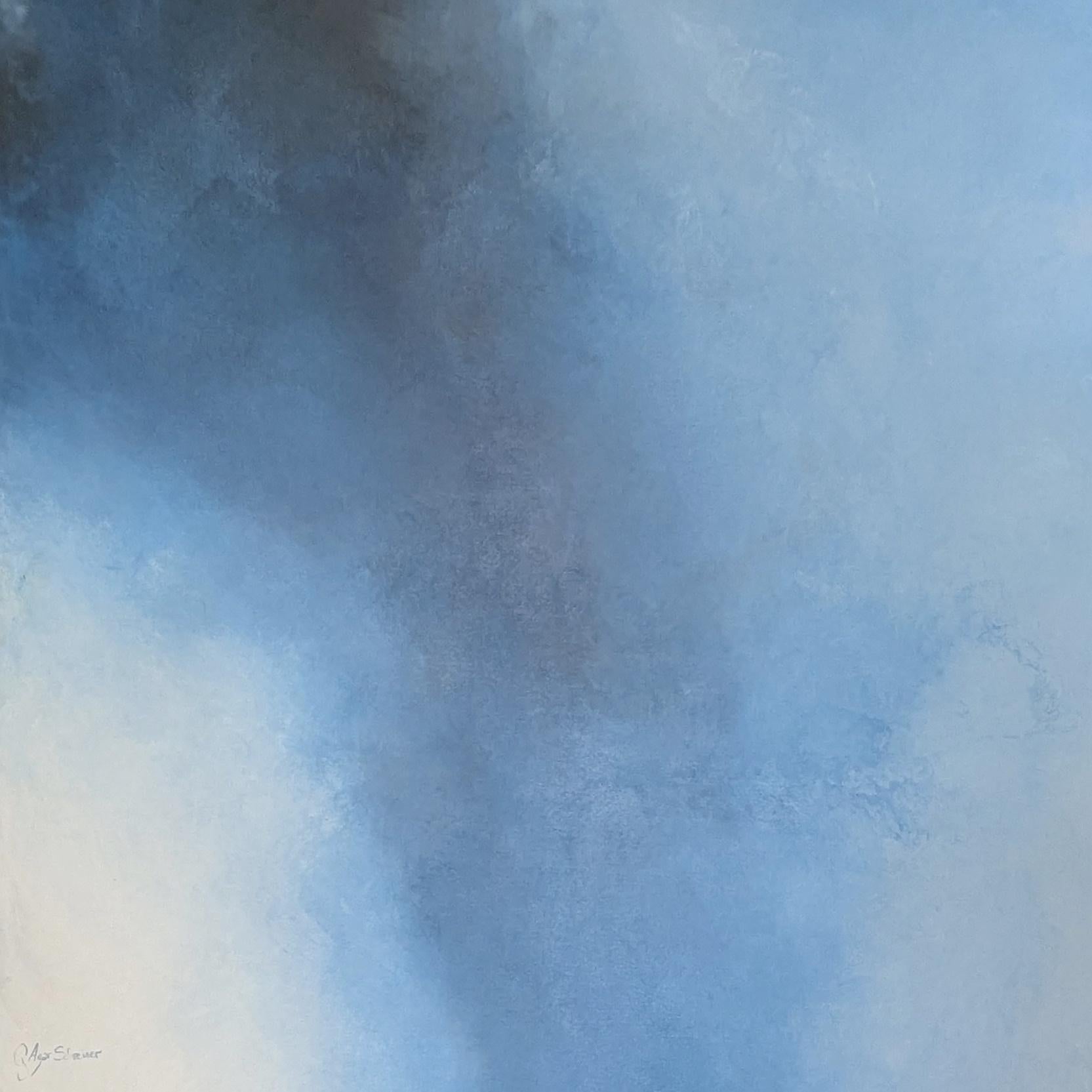 Dervio by Gabriela Azar Schreiner. Contemporary abstract Painting For Sale 3