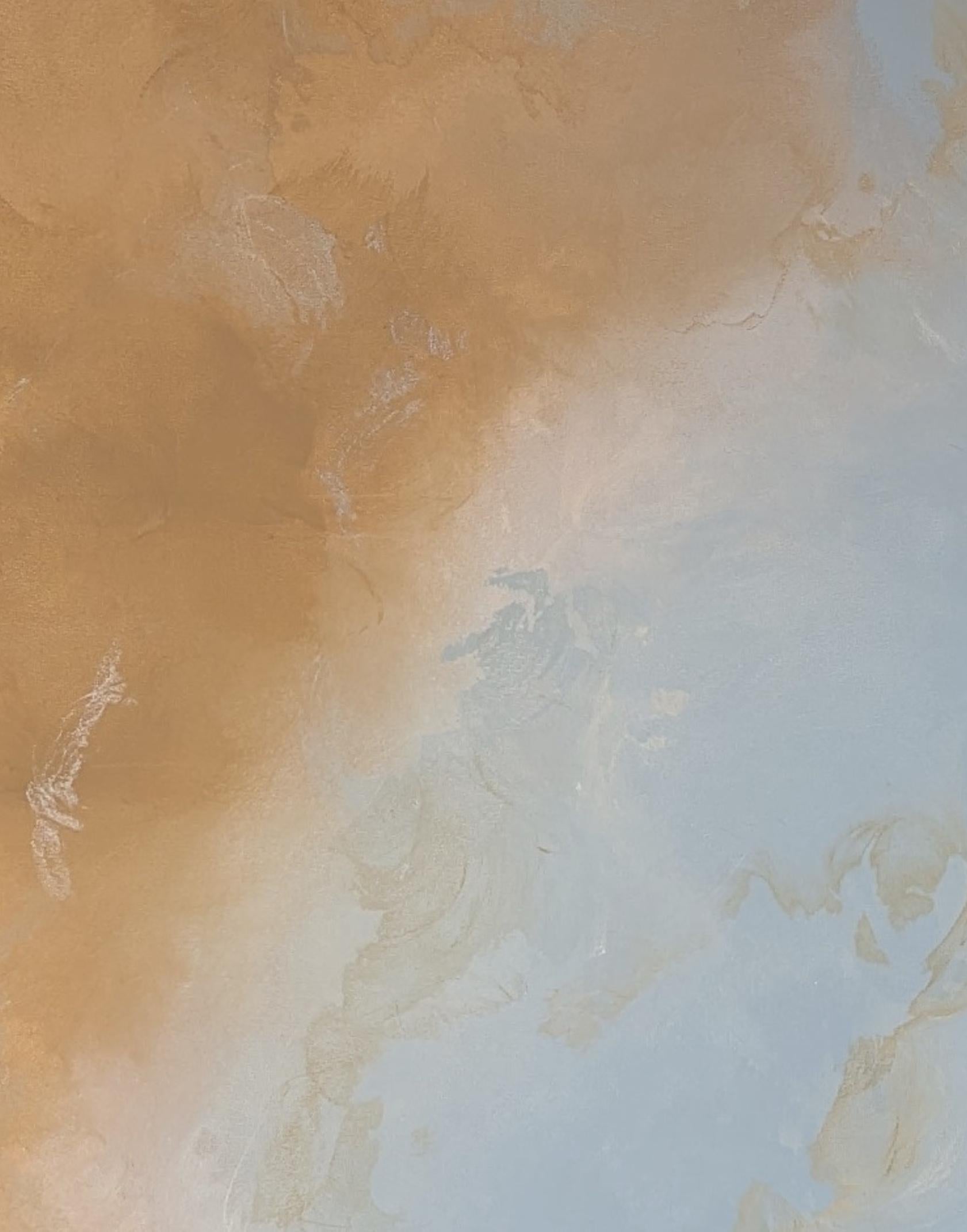 Distant Shores by Gabriela Azar Schreiner. Contemporary abstract Painting For Sale 7