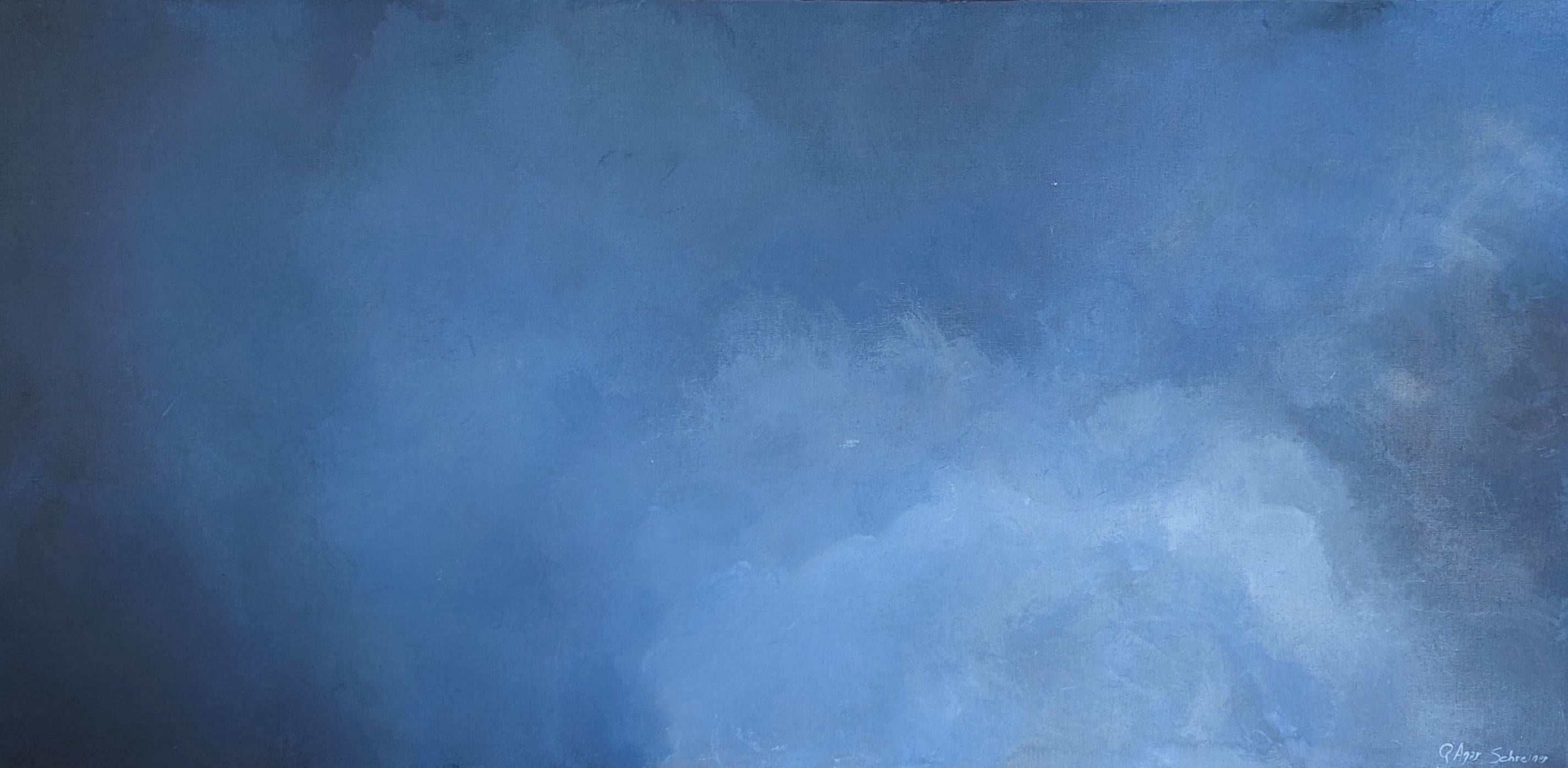 Echoes of the Deep by Gabriela Azar Schreiner. Contemporary abstract Painting For Sale 3