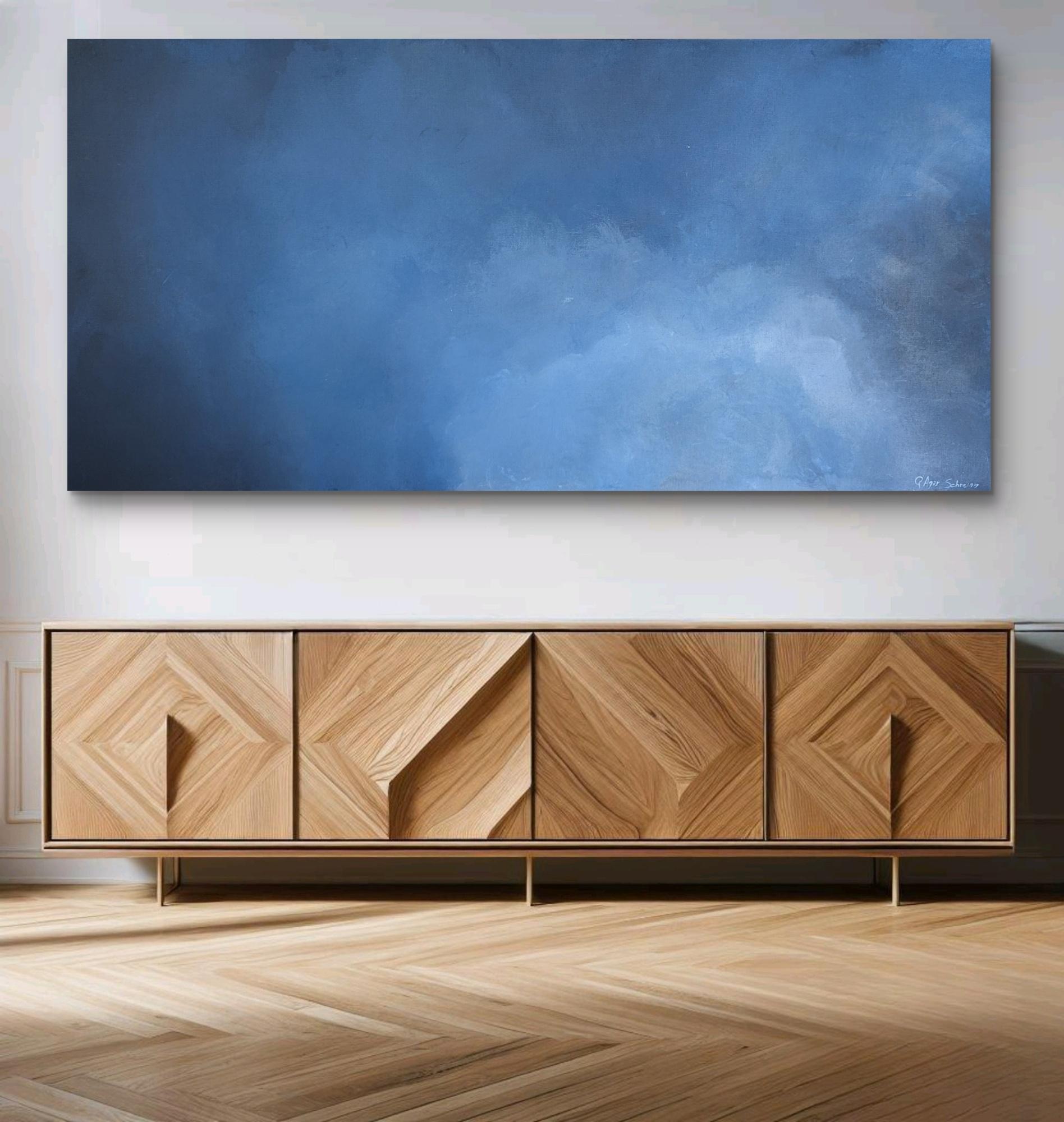 Echoes of the Deep by Gabriela Azar Schreiner. Contemporary abstract Painting