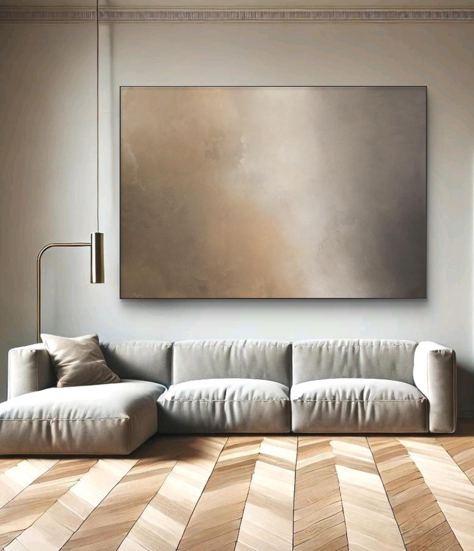 Enchanted Haze by Gabriela Azar Schreiner. Contemporary abstract Painting For Sale 1