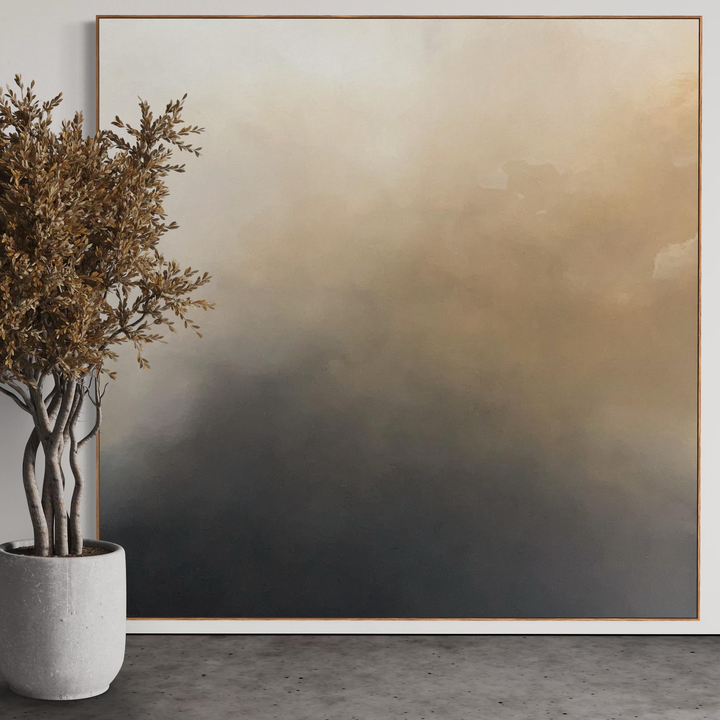 Evening's Quietude   by Gabriela Azar Schreiner. Contemporary abstract Painting