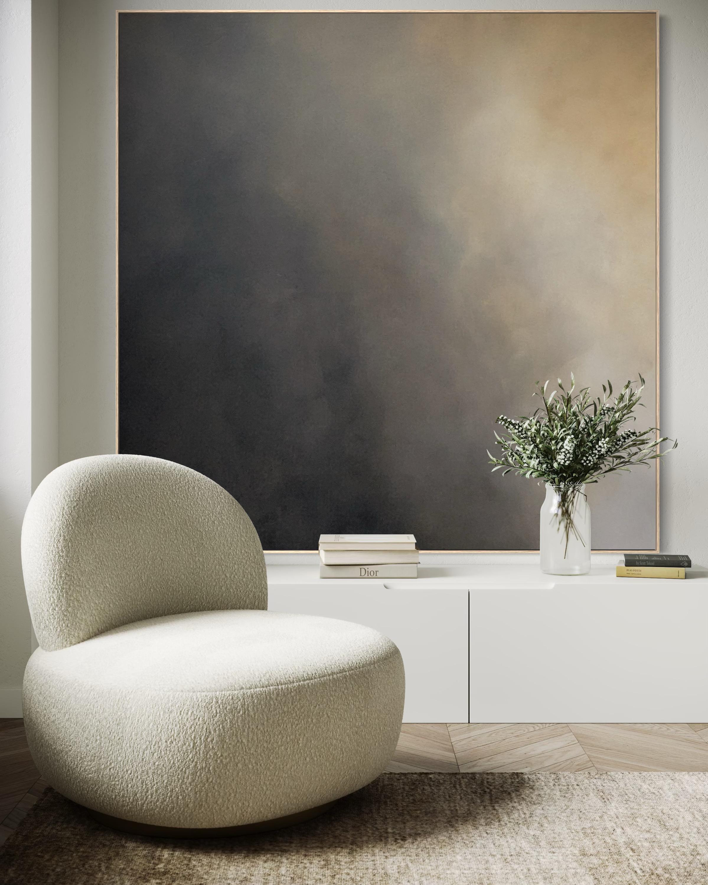 Die strahlende Ruhe des Abends von Gabriela Azar Schreiner. Abstrakte Malerei im Angebot 1