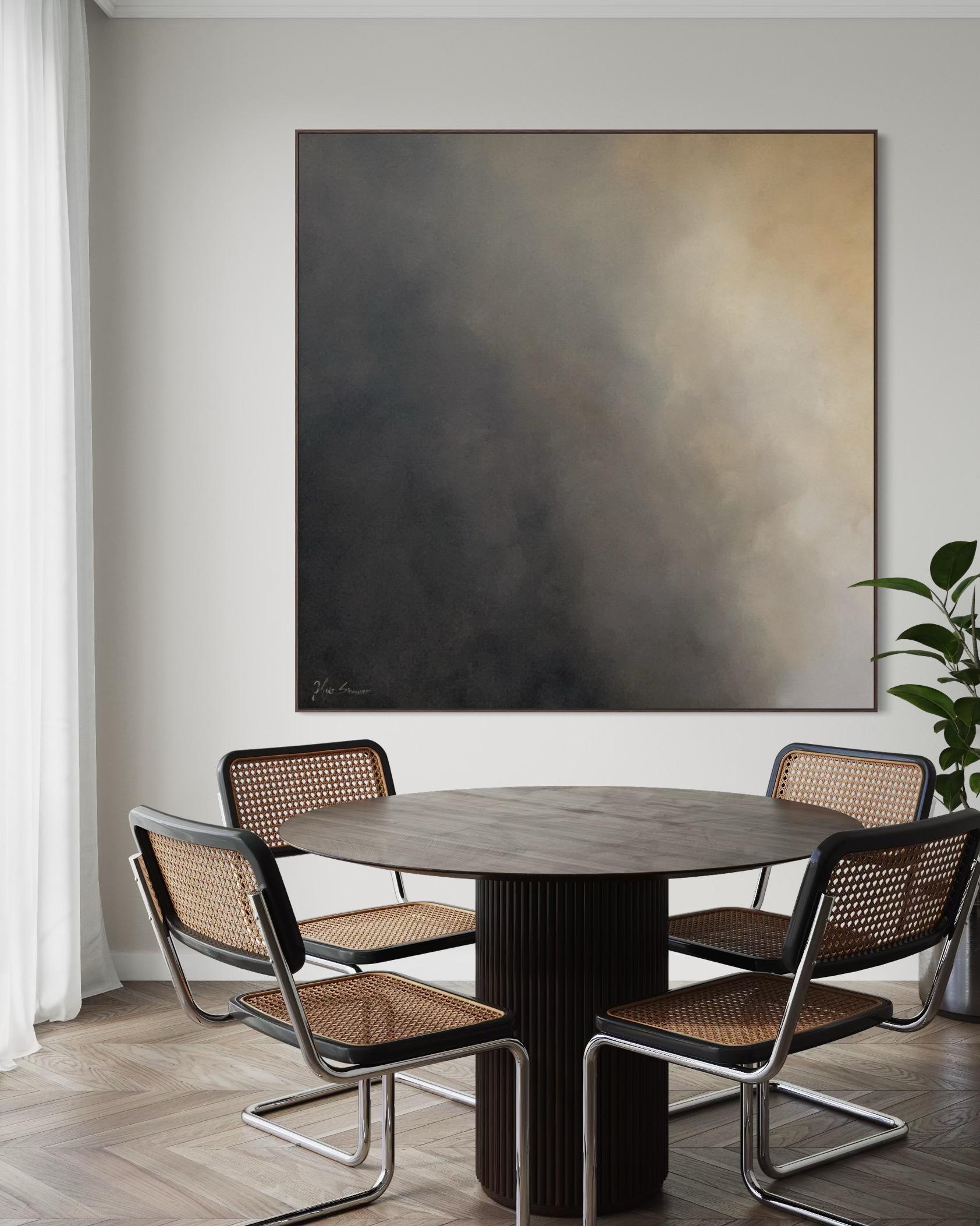 Die strahlende Ruhe des Abends von Gabriela Azar Schreiner. Abstrakte Malerei im Angebot 3