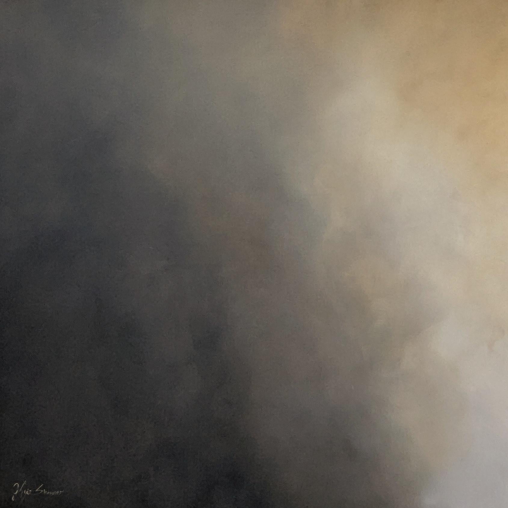 Die strahlende Ruhe des Abends von Gabriela Azar Schreiner. Abstrakte Malerei im Angebot 7