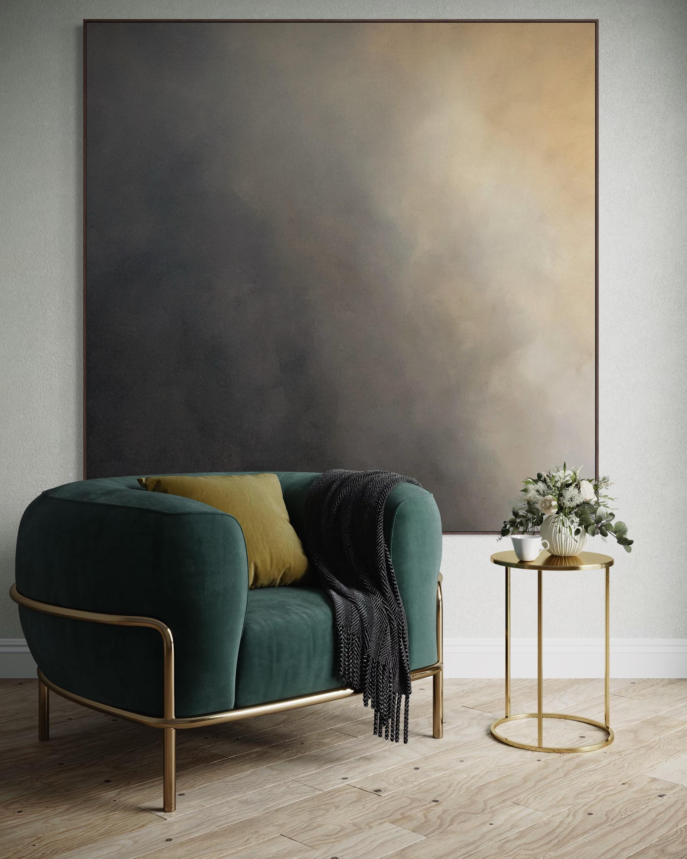 Die strahlende Ruhe des Abends von Gabriela Azar Schreiner. Abstrakte Malerei im Angebot 8