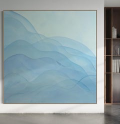 Floating in Tranquility  Gabriela Azar Schreiner. Contemporary abstract Painting