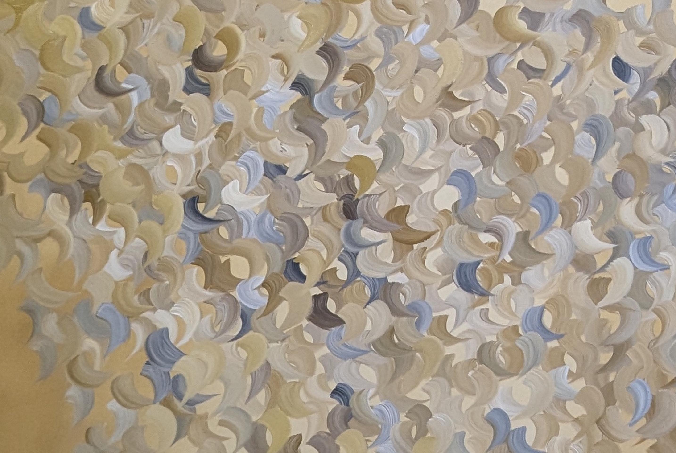 Réflexions sur la forêt  par Gabriela Azar Schreiner. Peinture abstraite contemporaine 1