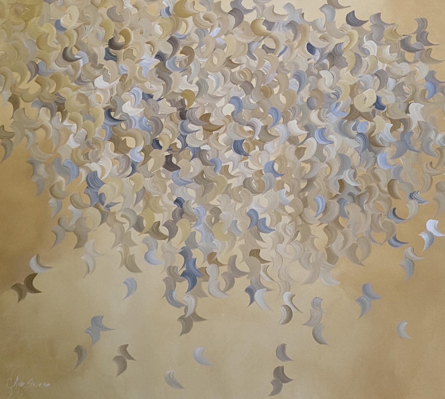 Réflexions sur la forêt  par Gabriela Azar Schreiner. Peinture abstraite contemporaine 2