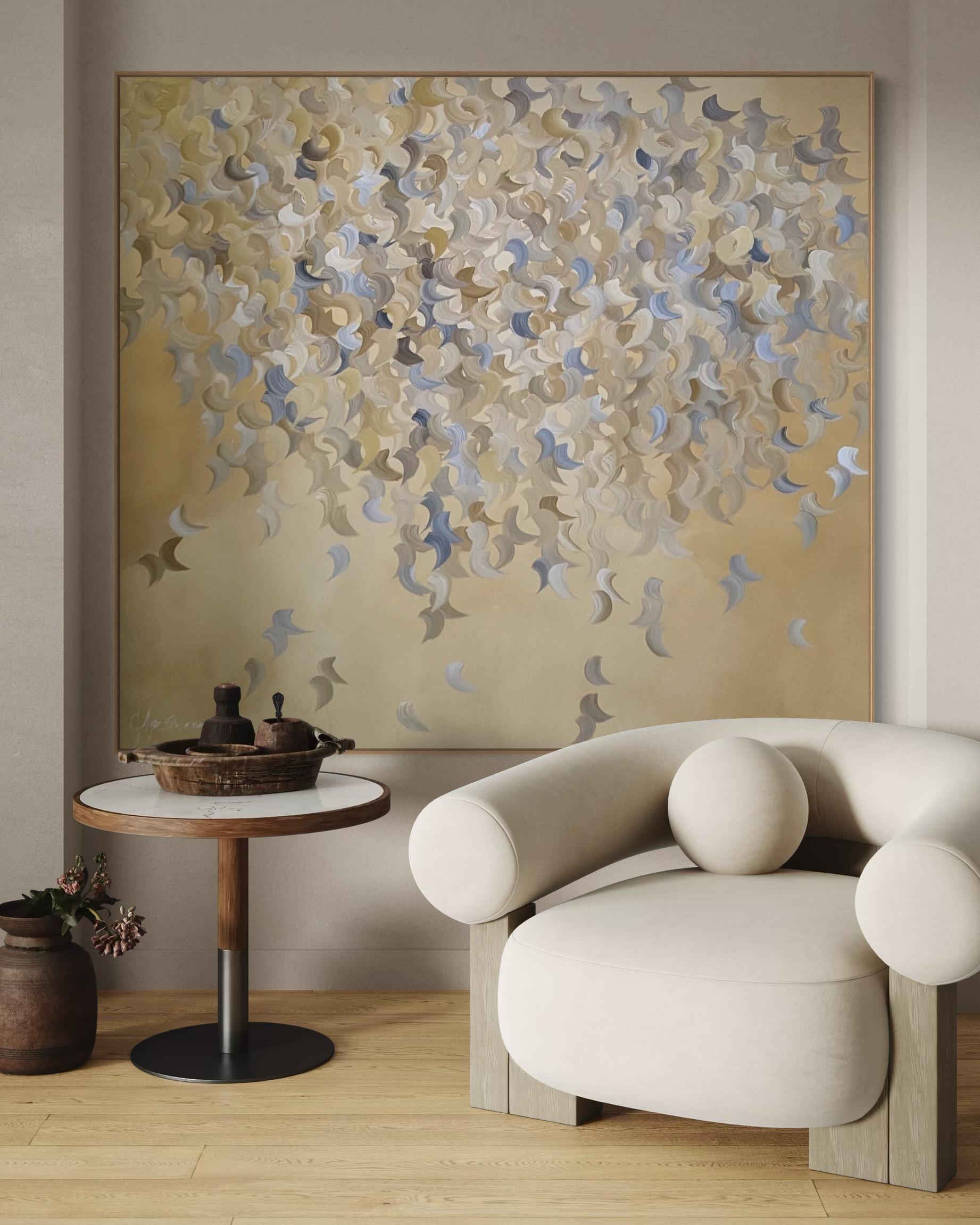 Réflexions sur la forêt  par Gabriela Azar Schreiner. Peinture abstraite contemporaine 3