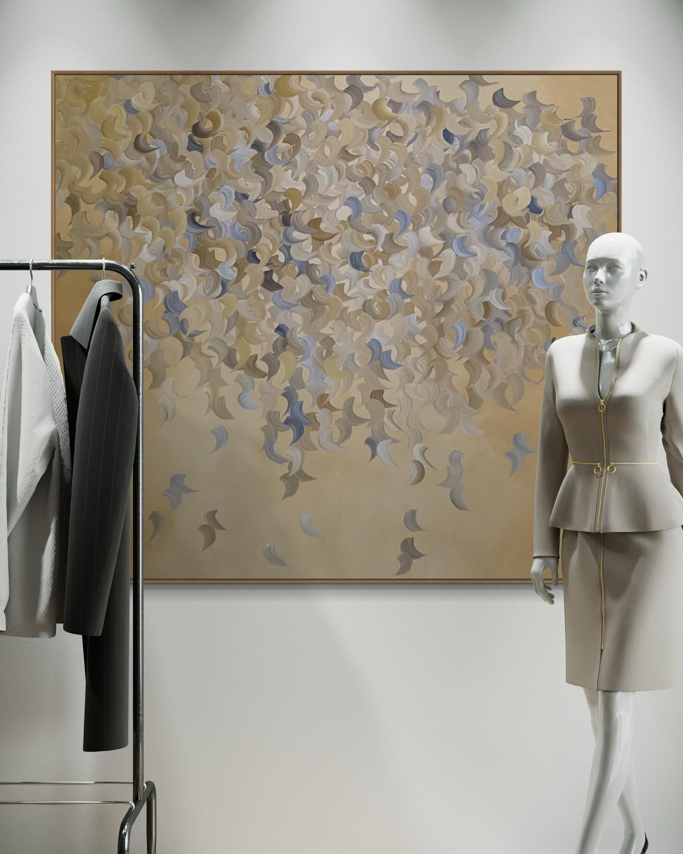 Réflexions sur la forêt  par Gabriela Azar Schreiner. Peinture abstraite contemporaine 4