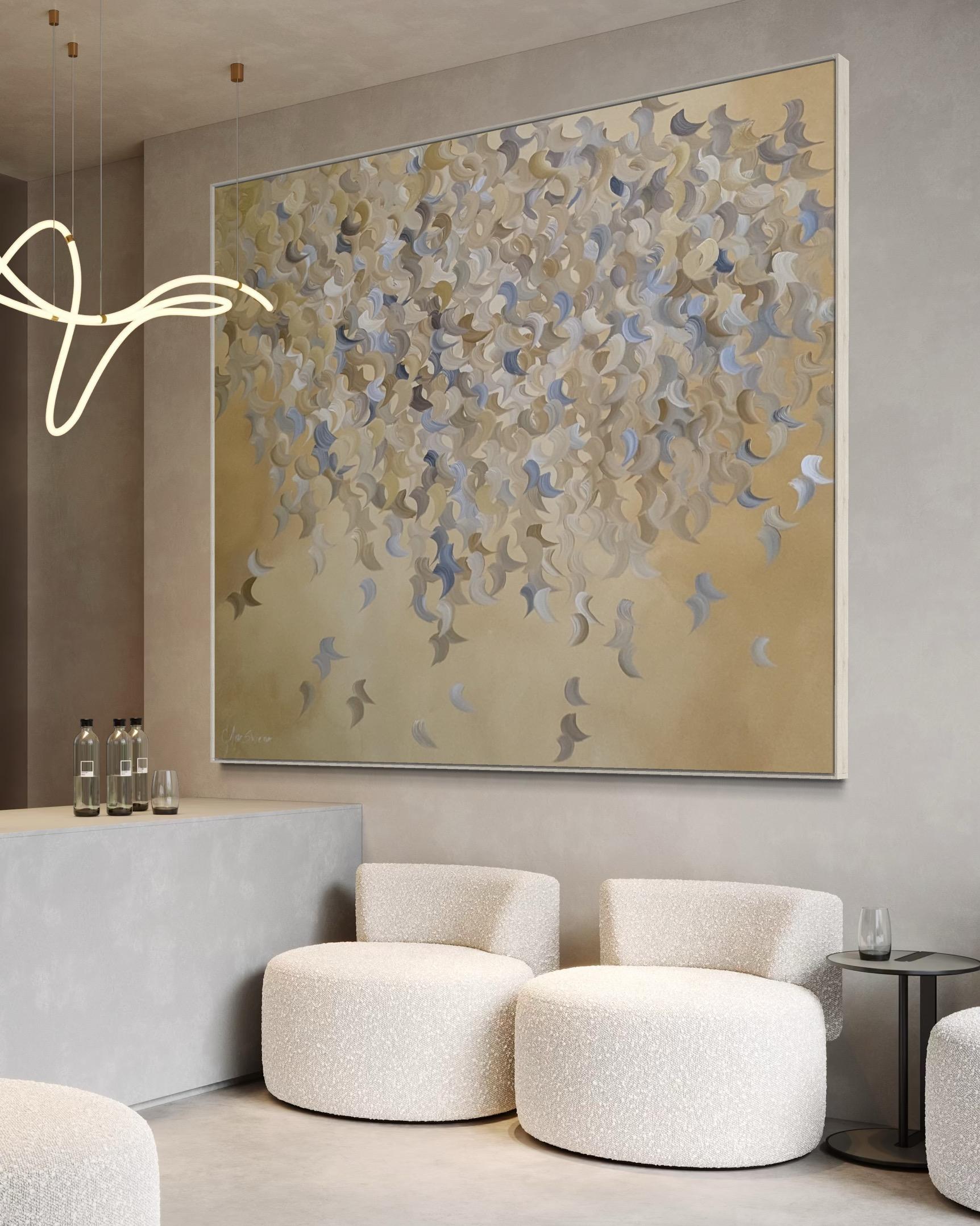 Réflexions sur la forêt  par Gabriela Azar Schreiner. Peinture abstraite contemporaine 6