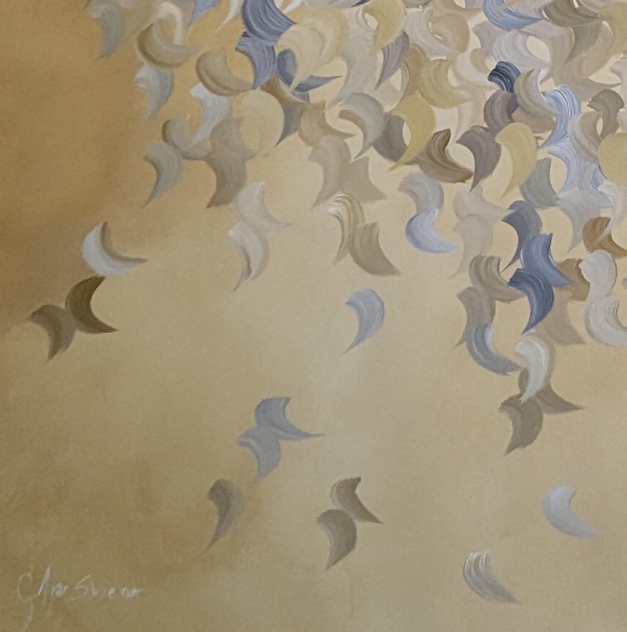 Réflexions sur la forêt  par Gabriela Azar Schreiner. Peinture abstraite contemporaine 7