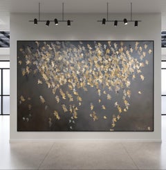 Forêt lumineuse    par Gabriela Azar Schreiner. Peinture abstraite contemporaine