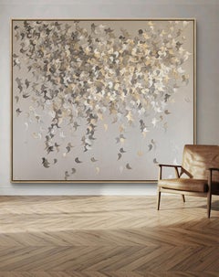 Golden Breeze di Gabriela Azar Schreiner. Pittura astratta contemporanea