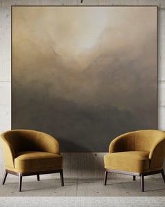 Golden hour by Gabriela Azar Schreiner. Contemporary abstract Painting