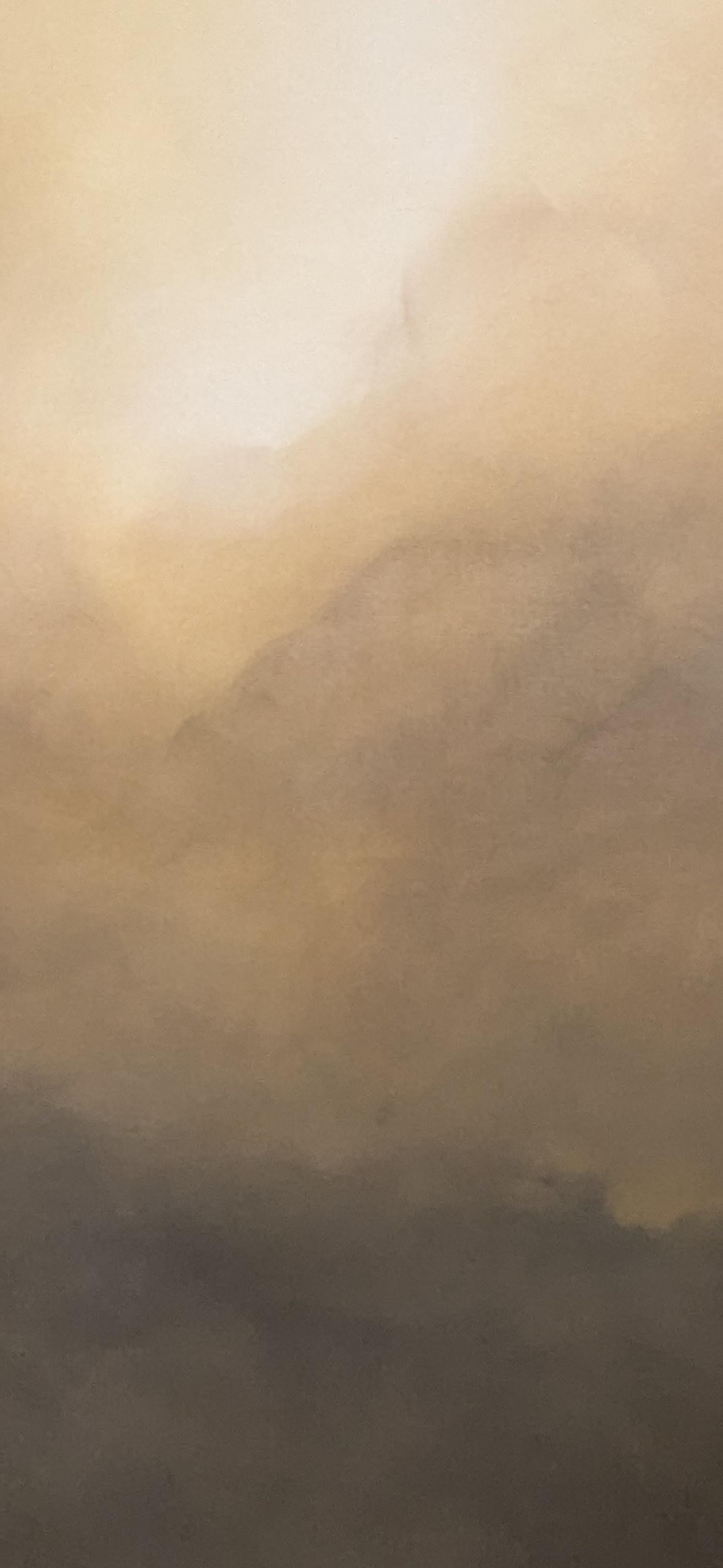 Golden hour by Gabriela Azar Schreiner. Contemporary abstract Painting For Sale 2