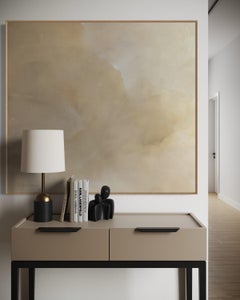 Golden veil  by Gabriela Azar Schreiner. Contemporary abstract Painting