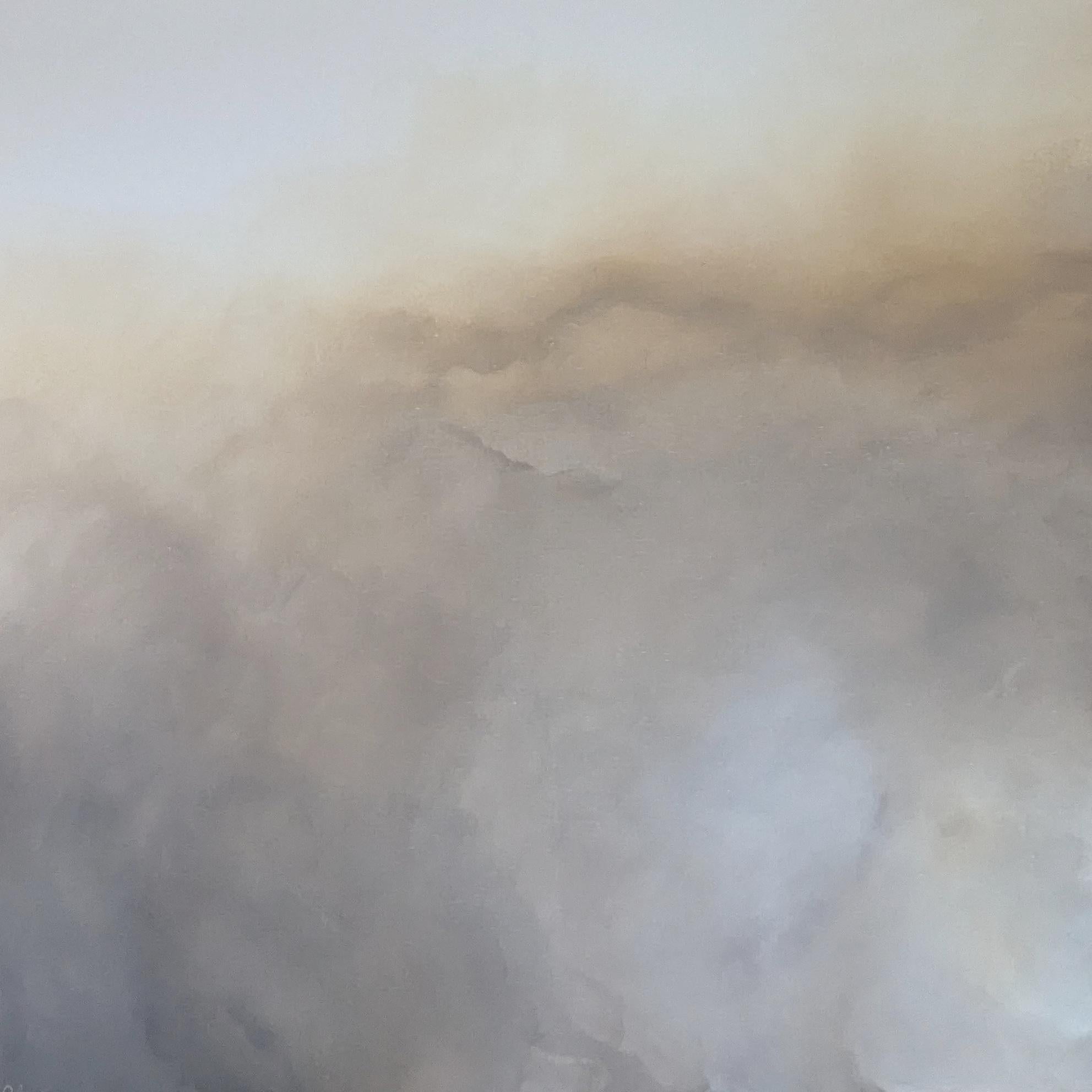 Hazy Horizons  Gabriela Azar Schreiner. Contemporary abstract Painting For Sale 2