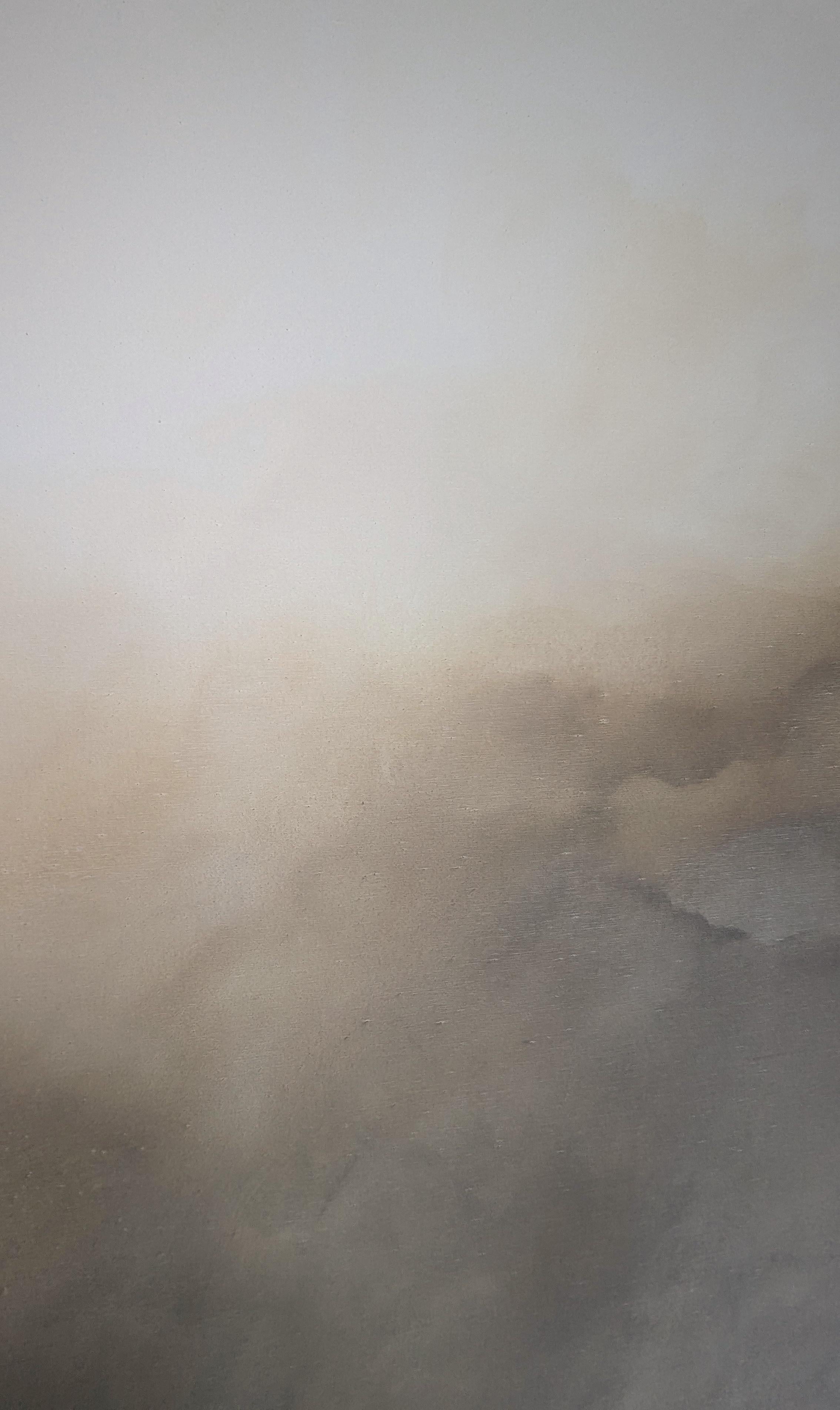 Hazy Horizons  Gabriela Azar Schreiner. Contemporary abstract Painting For Sale 3