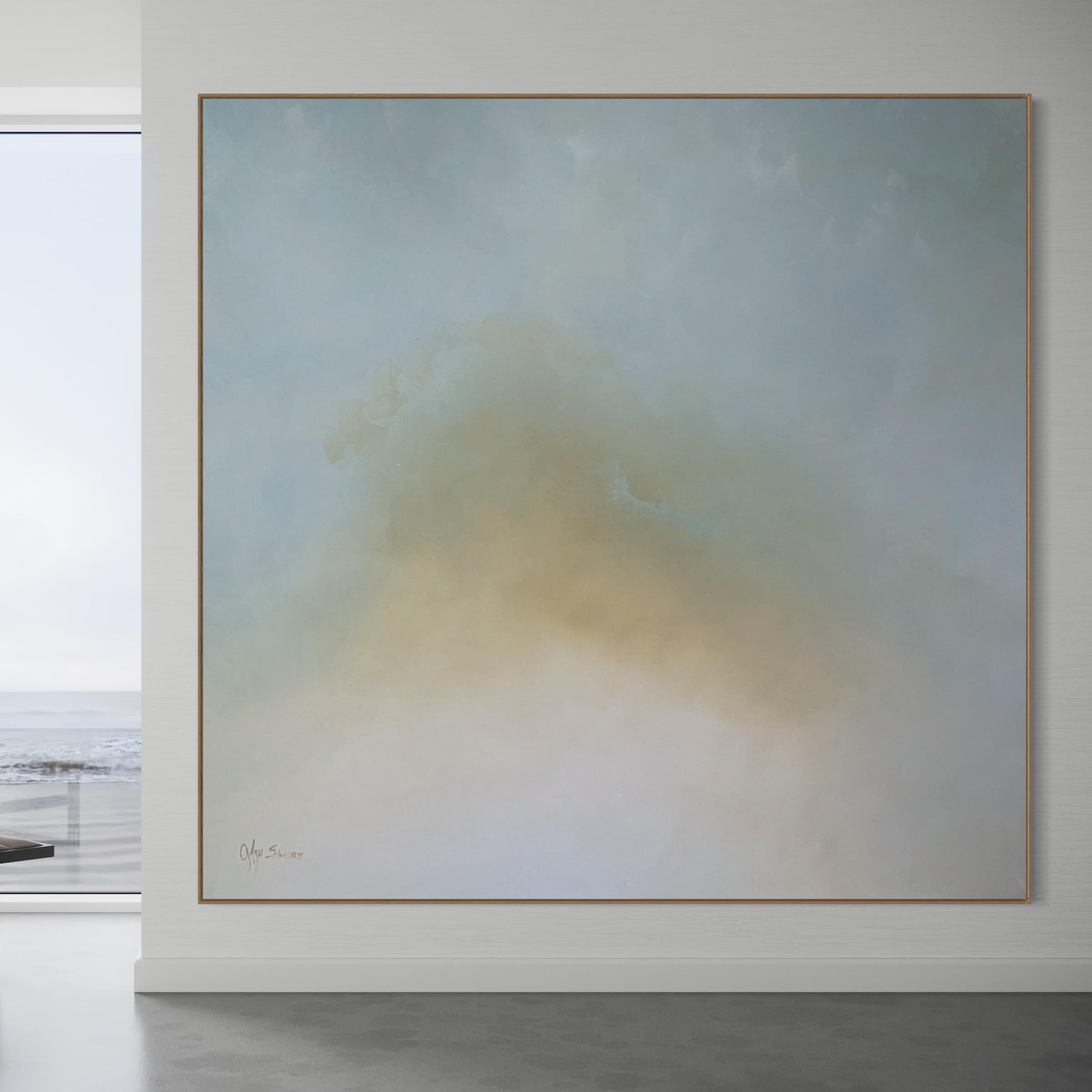 It's a Beautiful Day by Gabriela Azar Schreiner. Contemporary abstract Painting For Sale 6