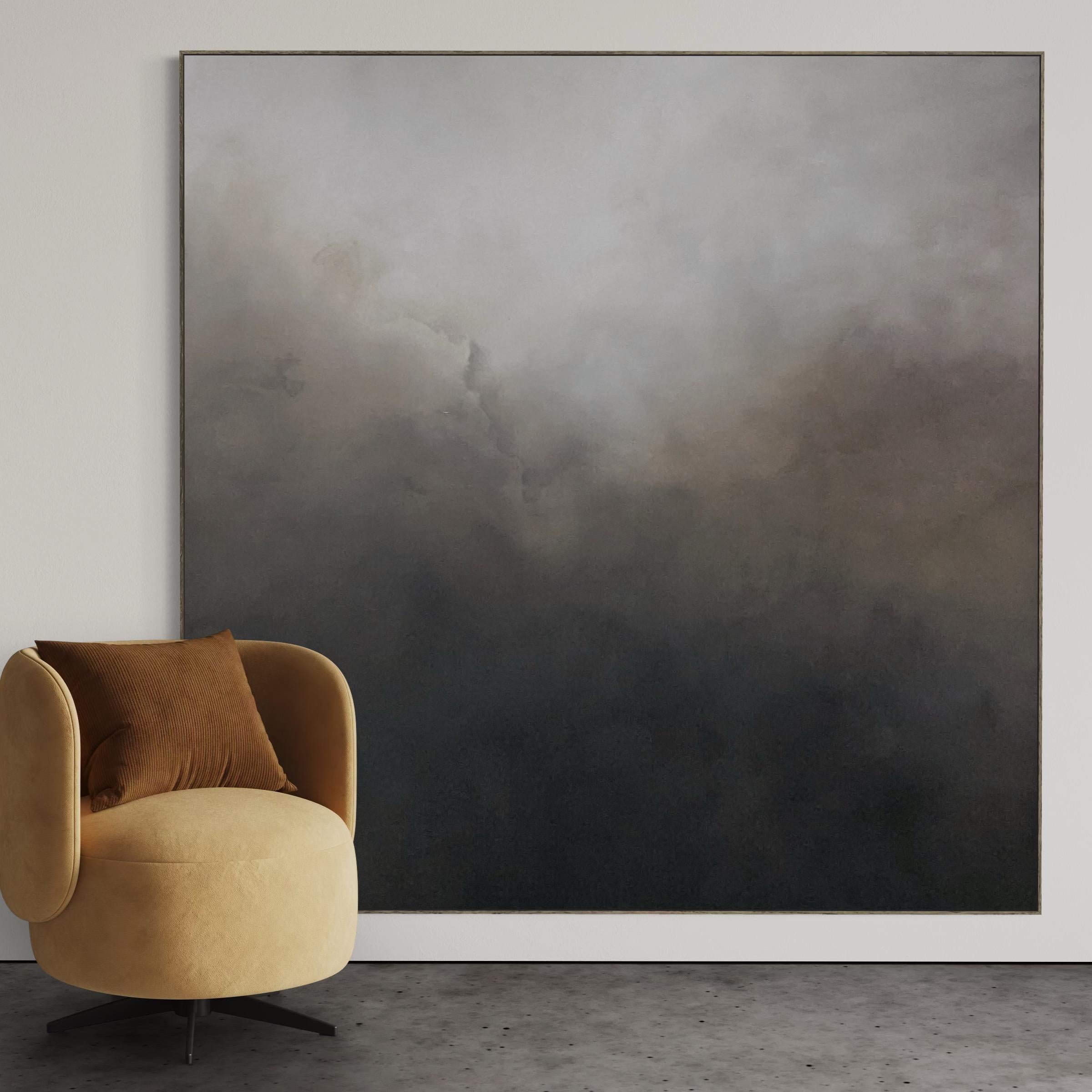 Mitternachtsaura von Gabriela Azar Schreiner. Zeitgenössische abstrakte Malerei im Angebot 4