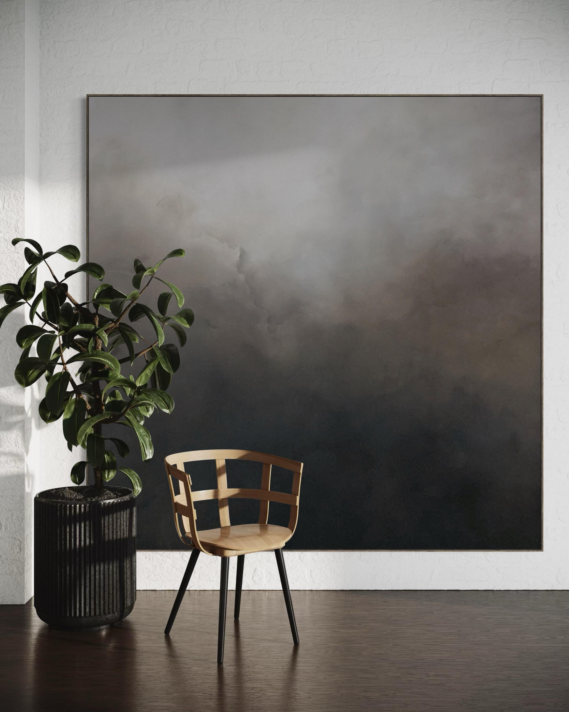 Mitternachtsaura von Gabriela Azar Schreiner. Zeitgenössische abstrakte Malerei im Angebot 6