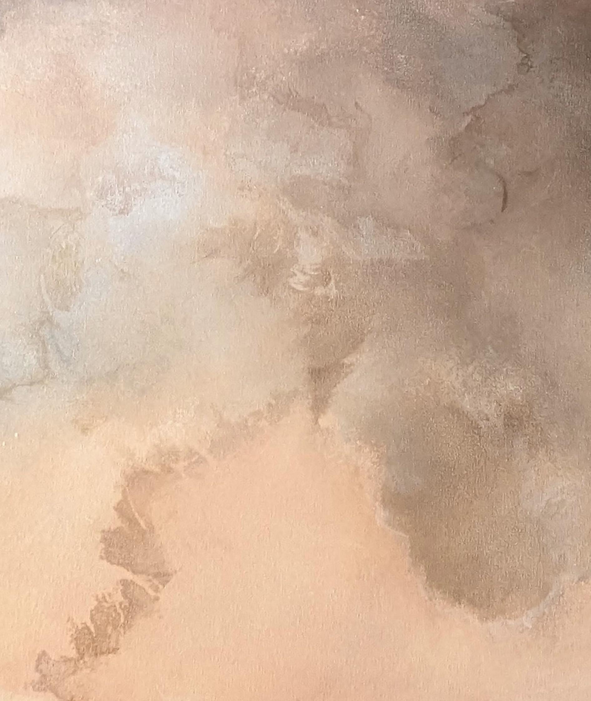 Mocha mousse by  Gabriela Azar Schreiner. Contemporary abstract Painting For Sale 5
