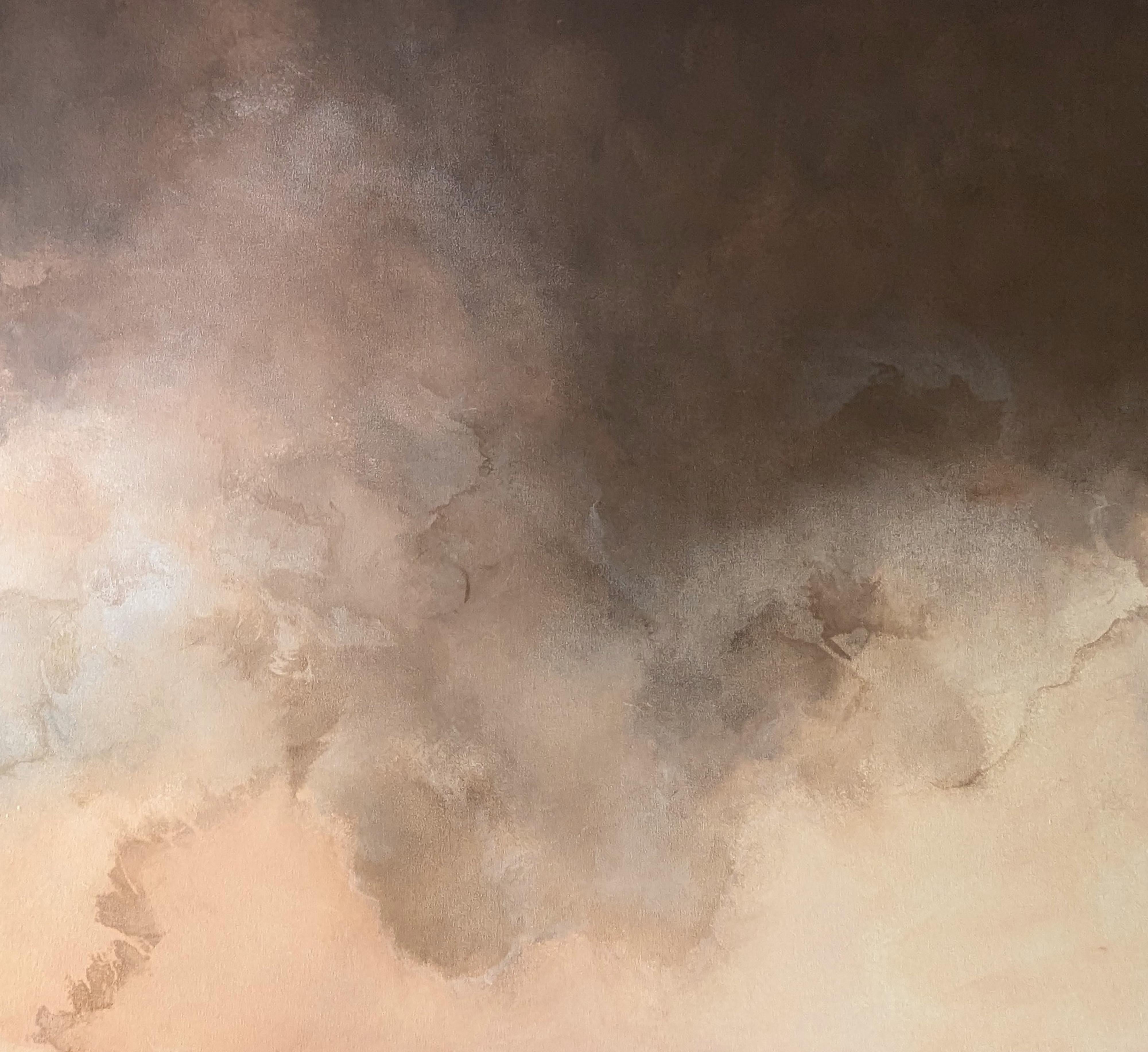 Mocha mousse by  Gabriela Azar Schreiner. Contemporary abstract Painting For Sale 6