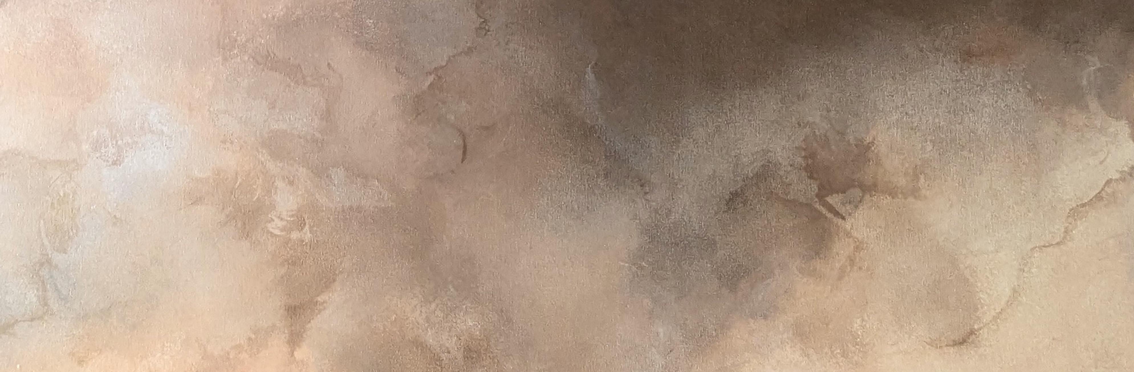 Mocha mousse by  Gabriela Azar Schreiner. Contemporary abstract Painting For Sale 7