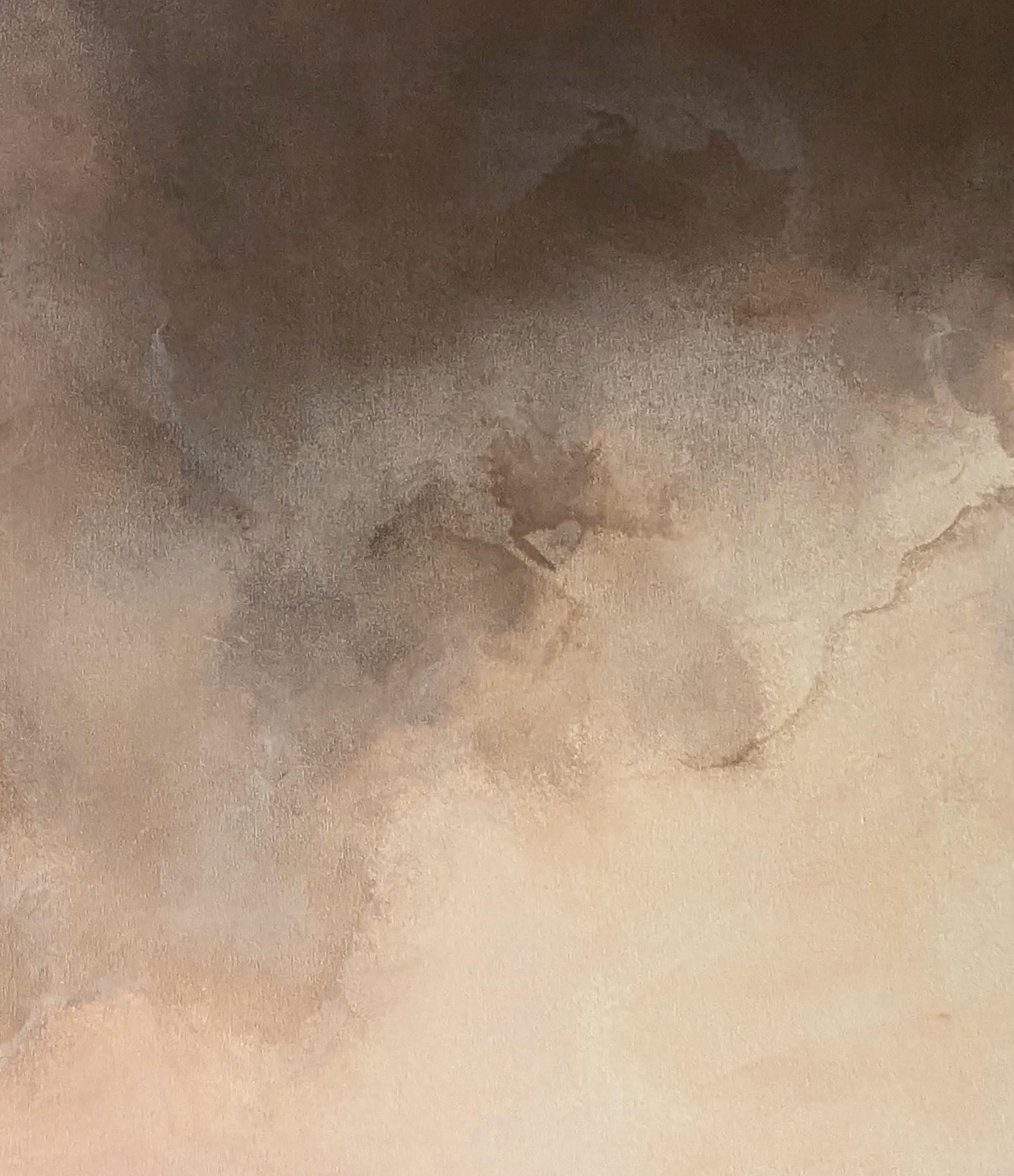 Mocha mousse by  Gabriela Azar Schreiner. Contemporary abstract Painting For Sale 8
