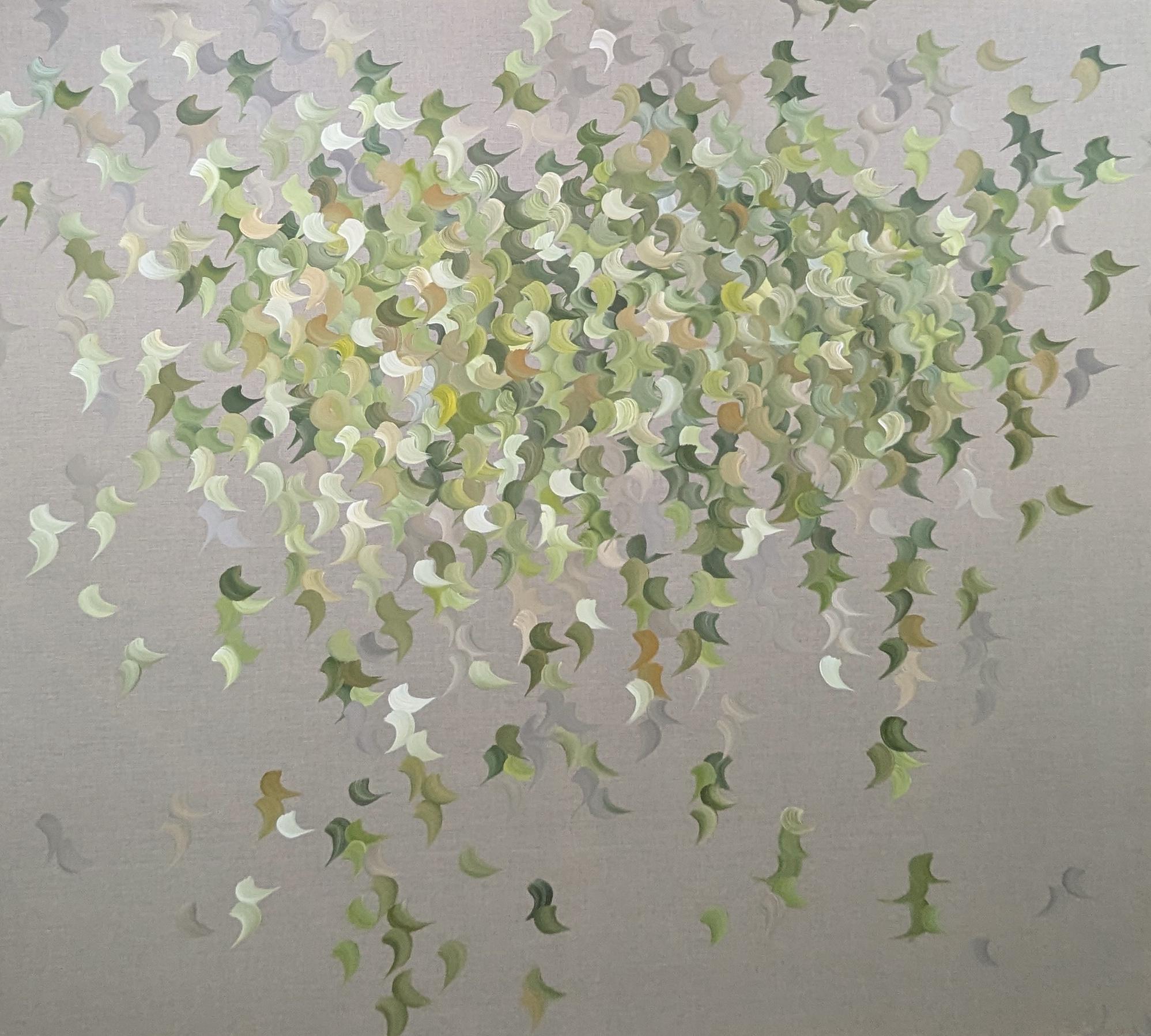 Le pouls de la Nature  par Gabriela Azar Schreiner. Peinture abstraite contemporaine en vente 2