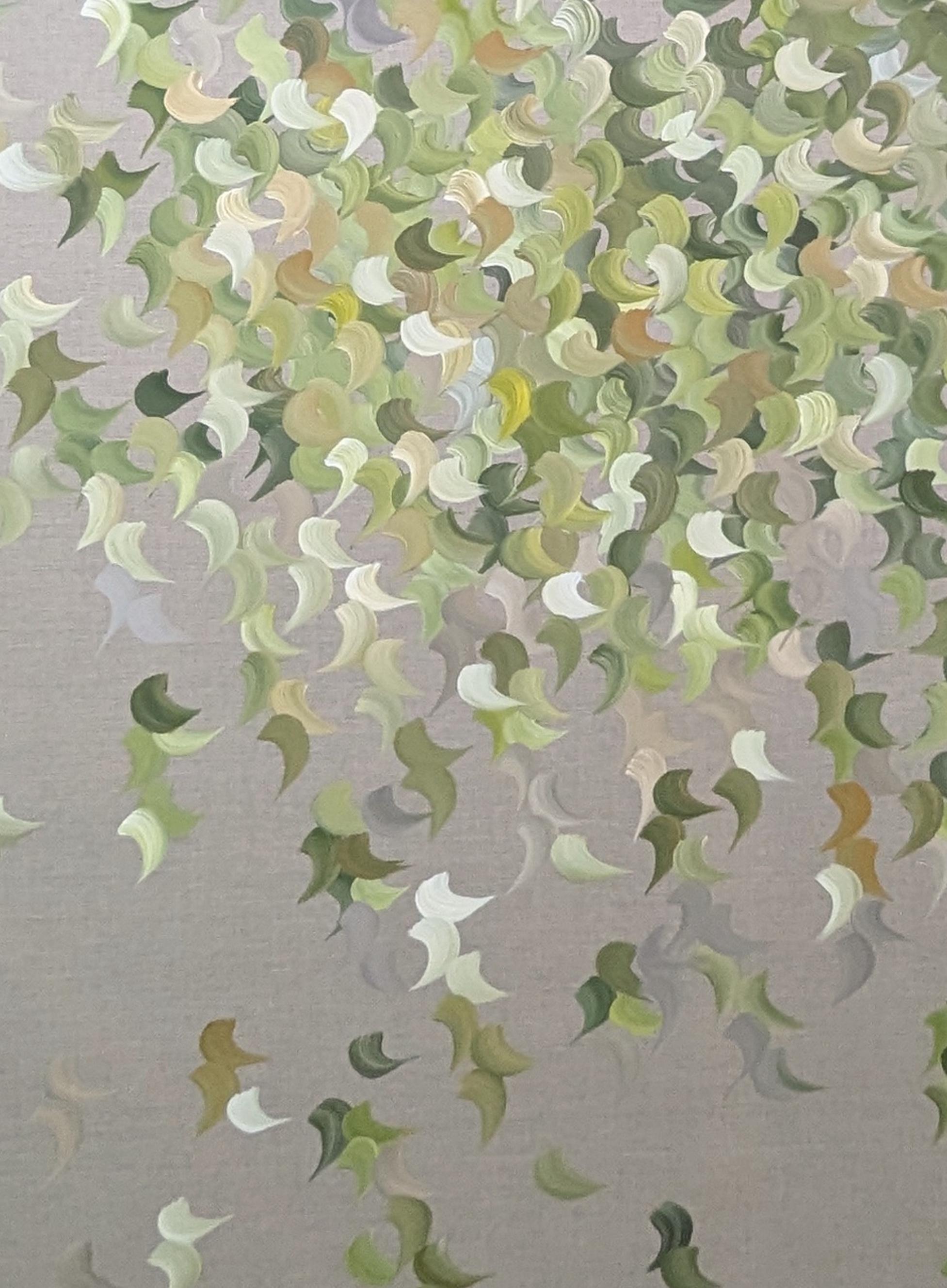 Le pouls de la Nature  par Gabriela Azar Schreiner. Peinture abstraite contemporaine en vente 8