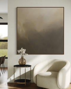 Sepia Murmure di Gabriela Azar Schreiner. Pittura astratta contemporanea