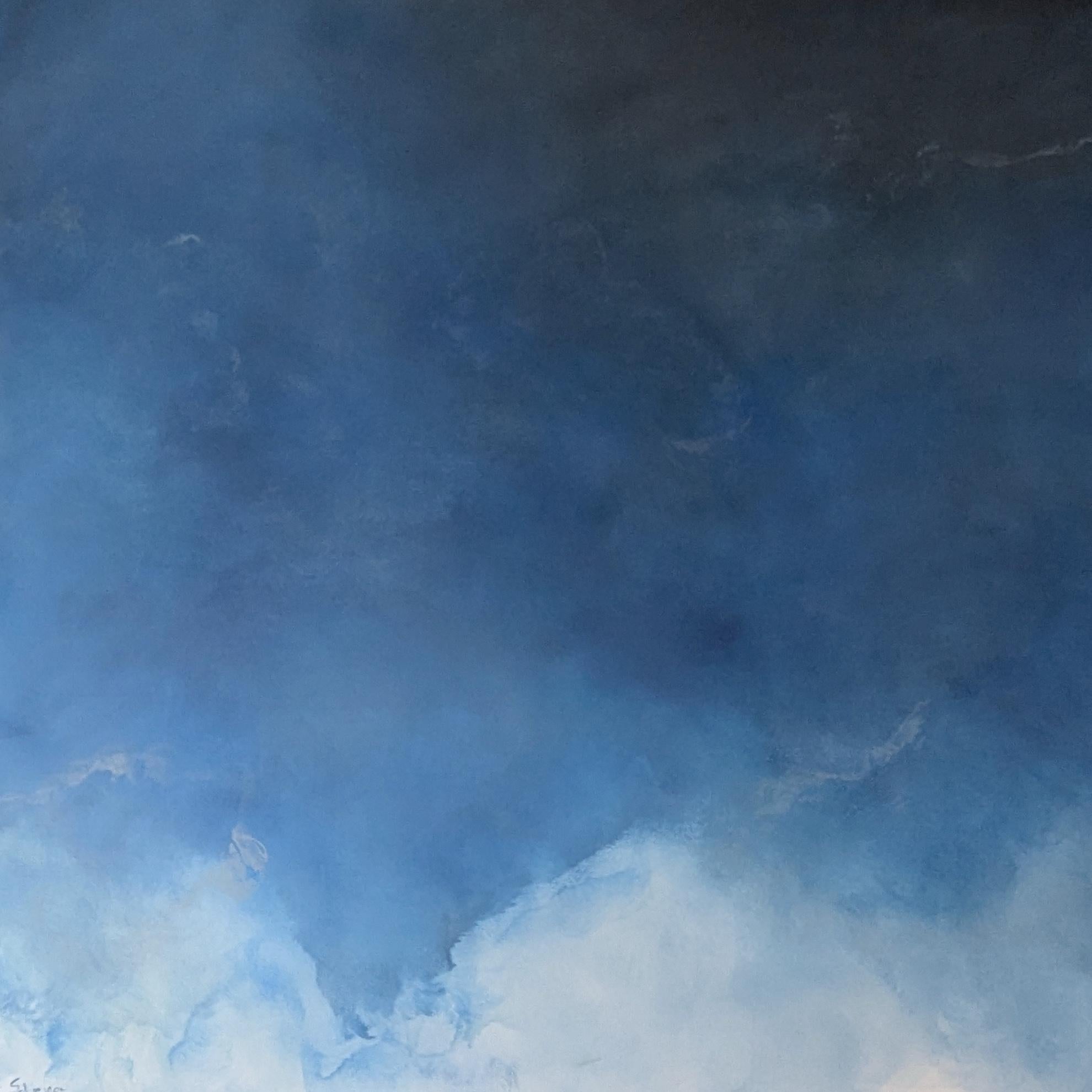 Serene Waters by Gabriela Azar Schreiner. Contemporary abstract Painting For Sale 1