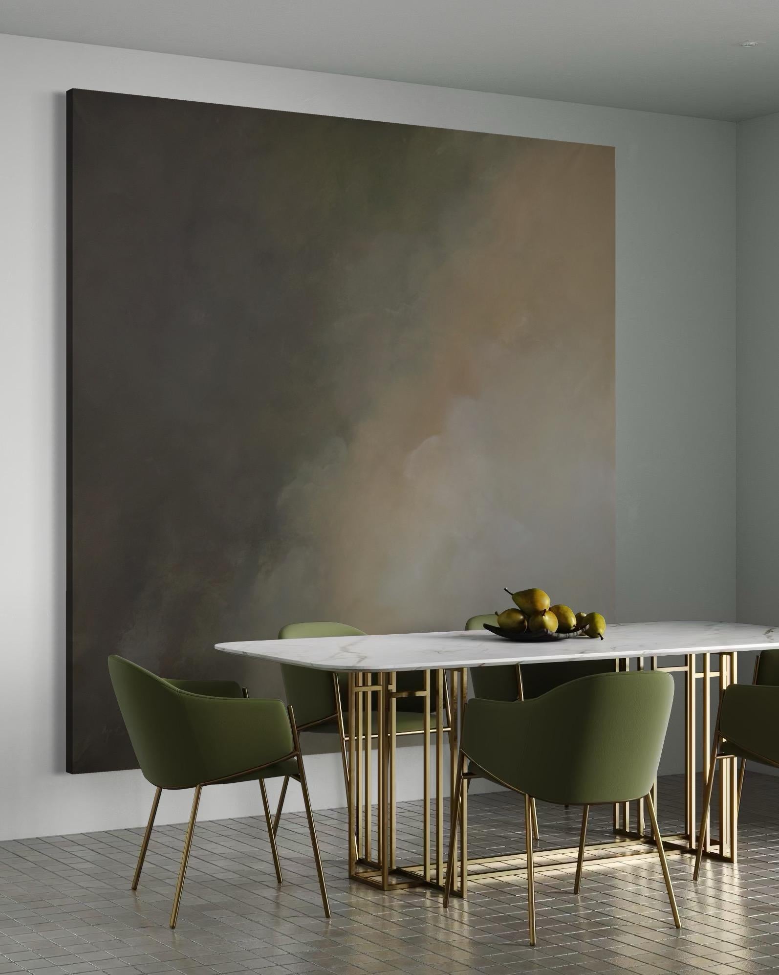 Shaded Trail by Gabriela Azar Schreiner. Contemporary abstract Painting For Sale 2