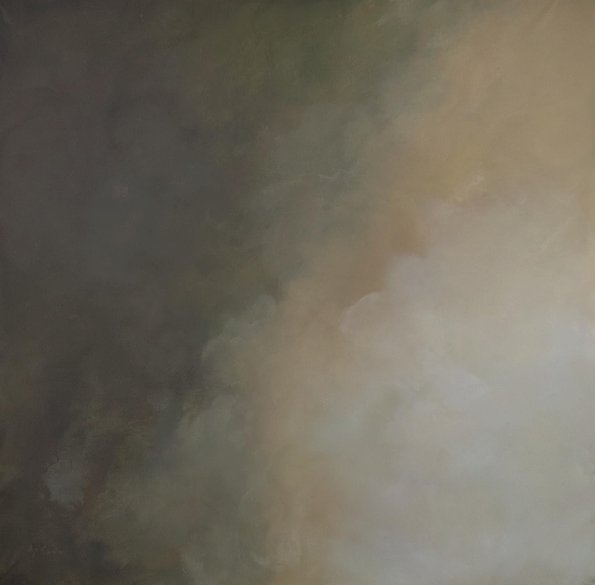 Shaded Trail by Gabriela Azar Schreiner. Contemporary abstract Painting For Sale 3