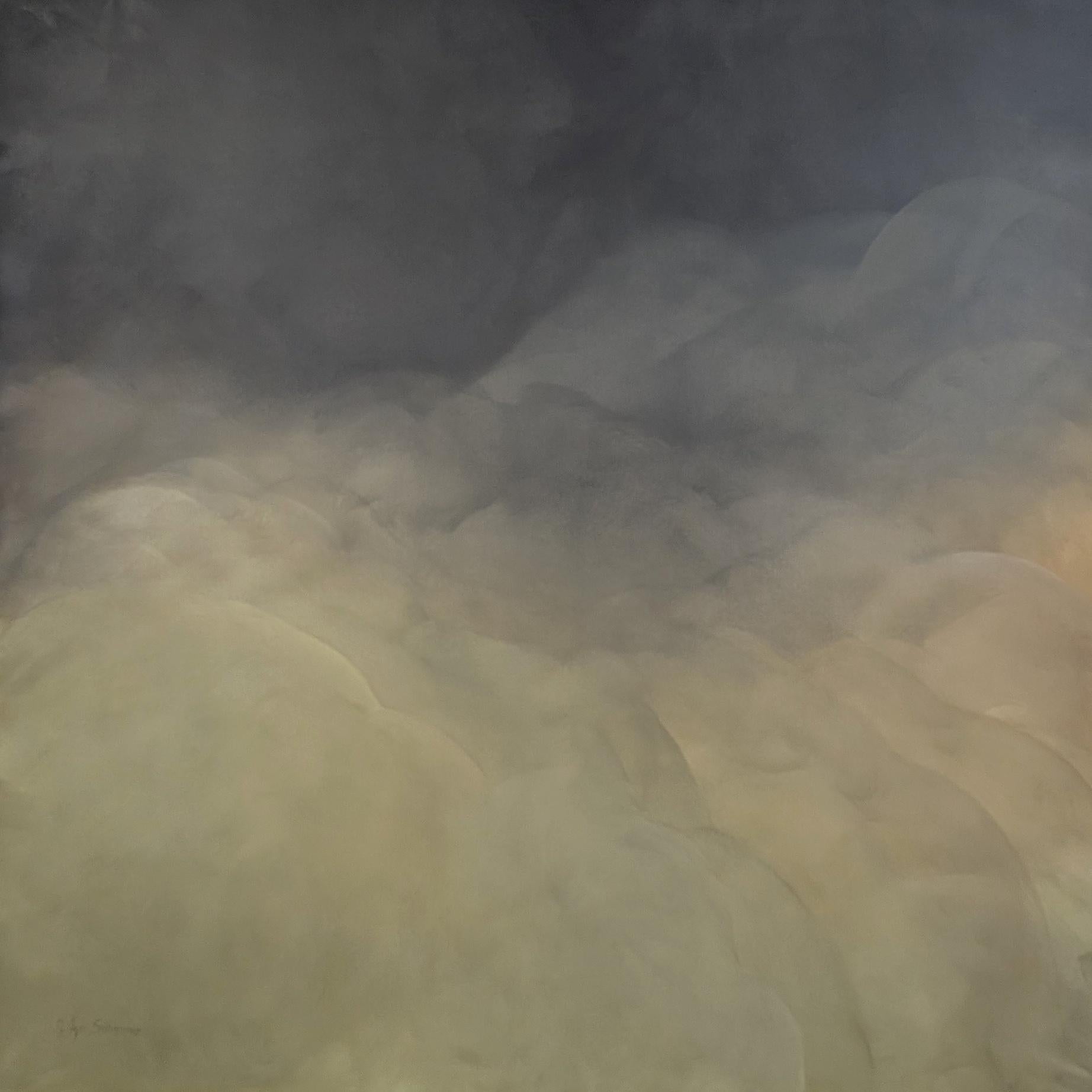 Shadowed Calm  Gabriela Azar Schreiner. Contemporary abstract Painting For Sale 1