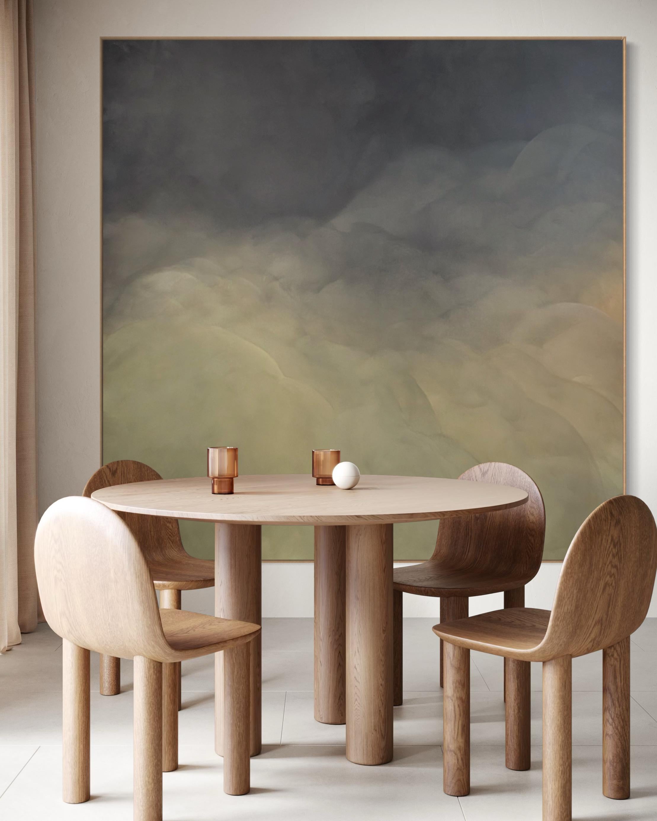Shadowed Calm  Gabriela Azar Schreiner. Contemporary abstract Painting For Sale 7