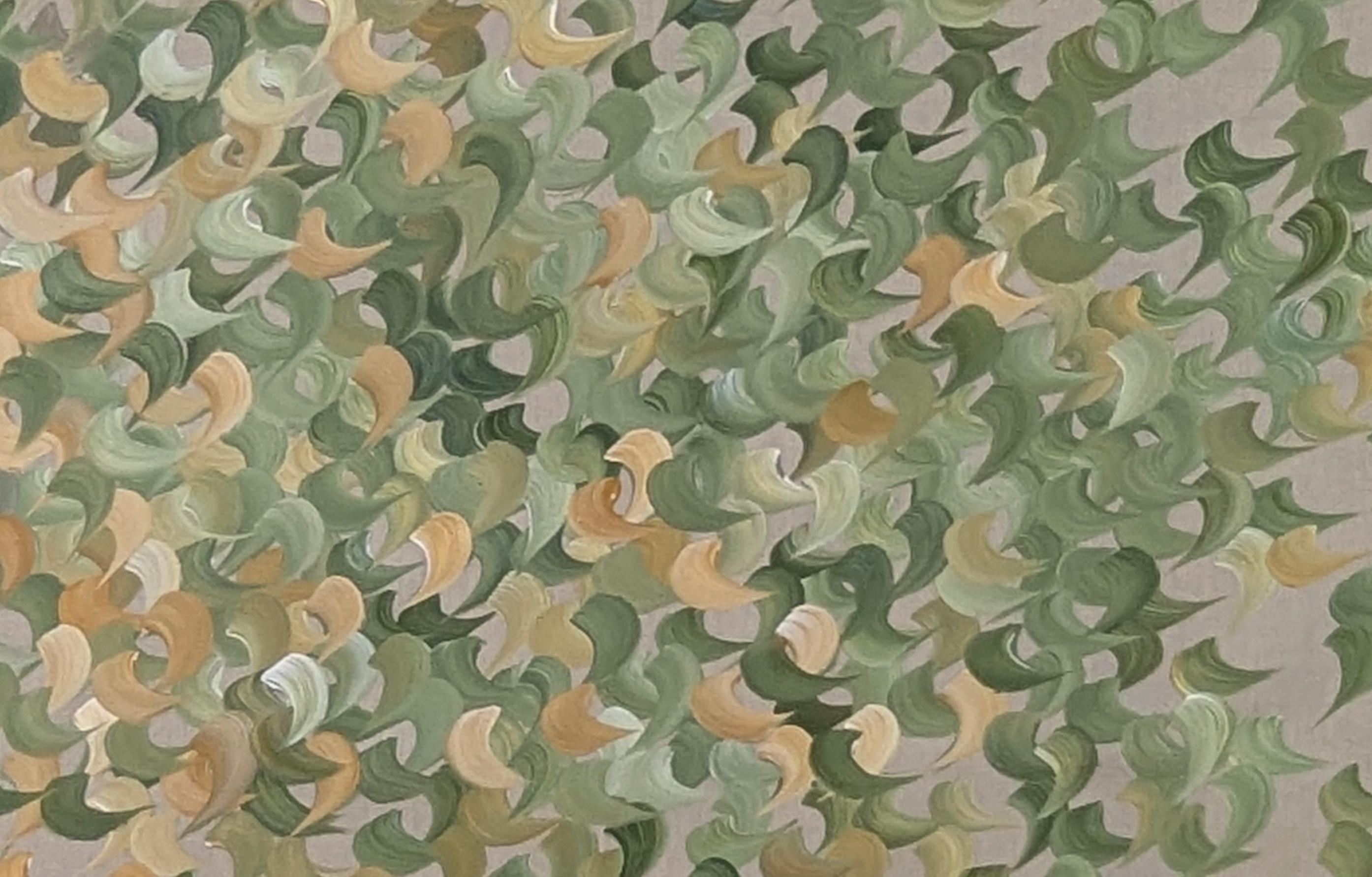 Spirit of the Garden    Gabriela Azar Schreiner. Contemporary abstract Painting im Angebot 3