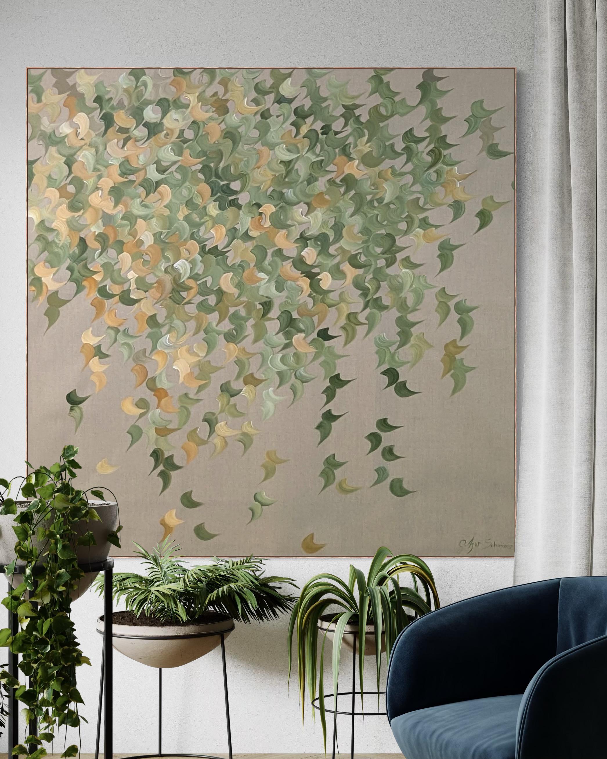 Spirit of the Garden    Gabriela Azar Schreiner. Contemporary abstract Painting im Angebot 7