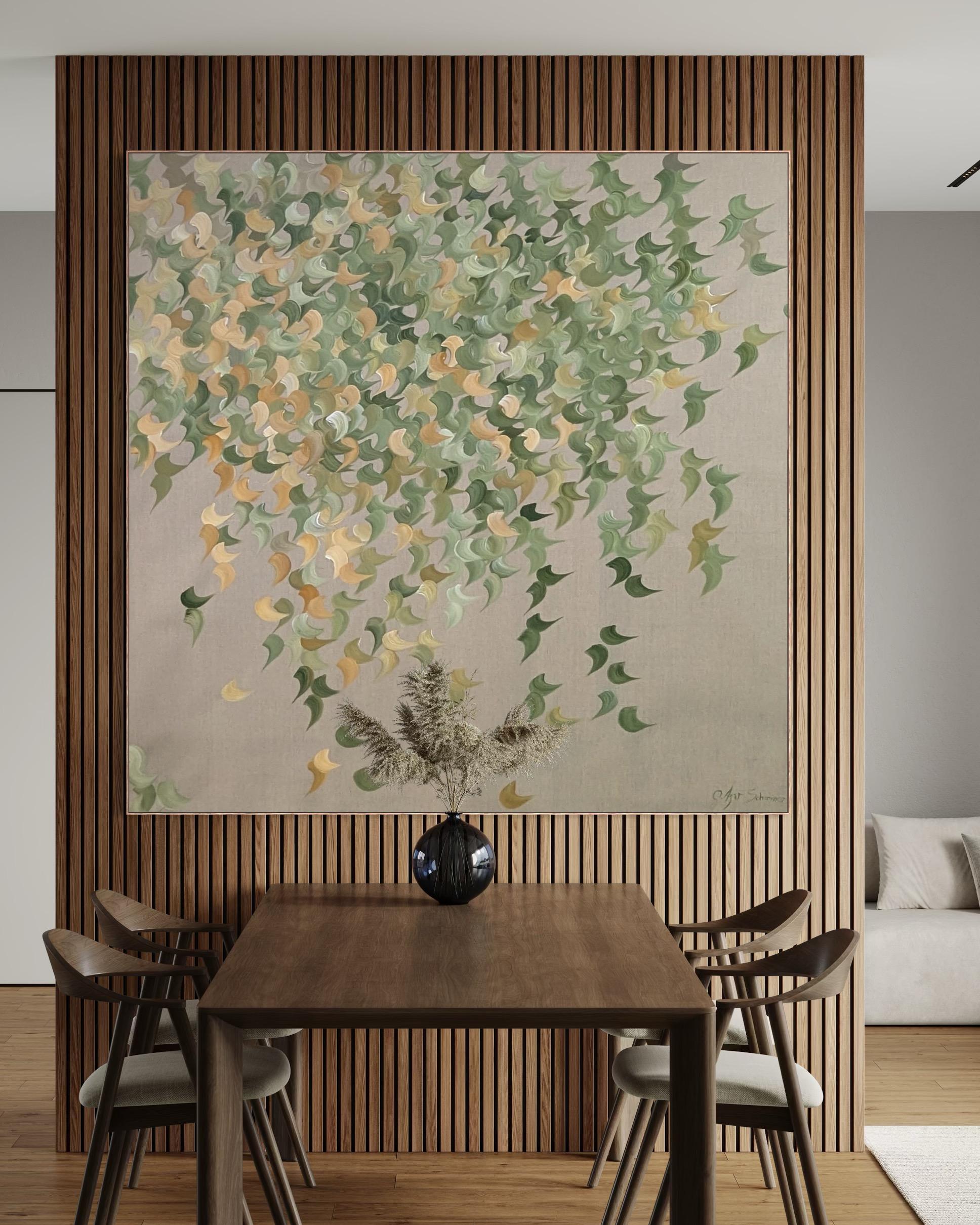 Spirit of the Garden    Gabriela Azar Schreiner. Contemporary abstract Painting im Angebot 8