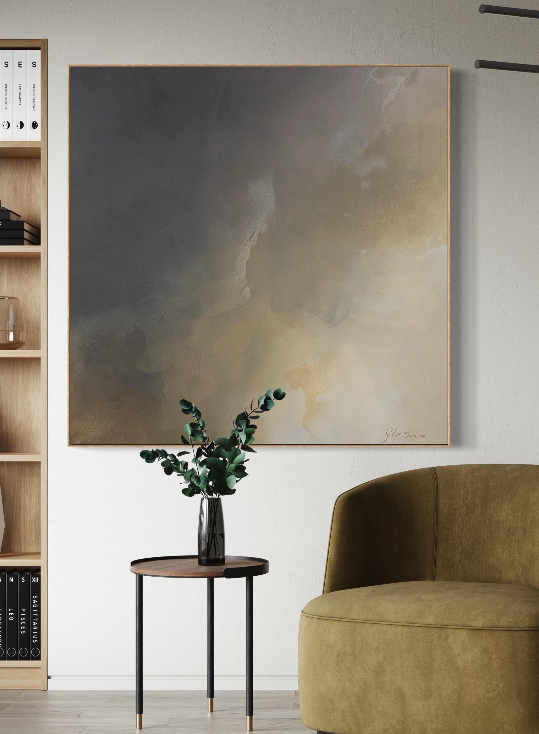 Dieses Gemälde ist nicht aufgespannt und ungerahmt. Es wird sorgfältig gerollt und in einer Tube verschickt.
"Ich schaffe großformatige abstrakte Gemälde, die in jedem Raum Ruhe und Präsenz ausstrahlen."

Capella Sydney Kunstsammlung
Star Princess