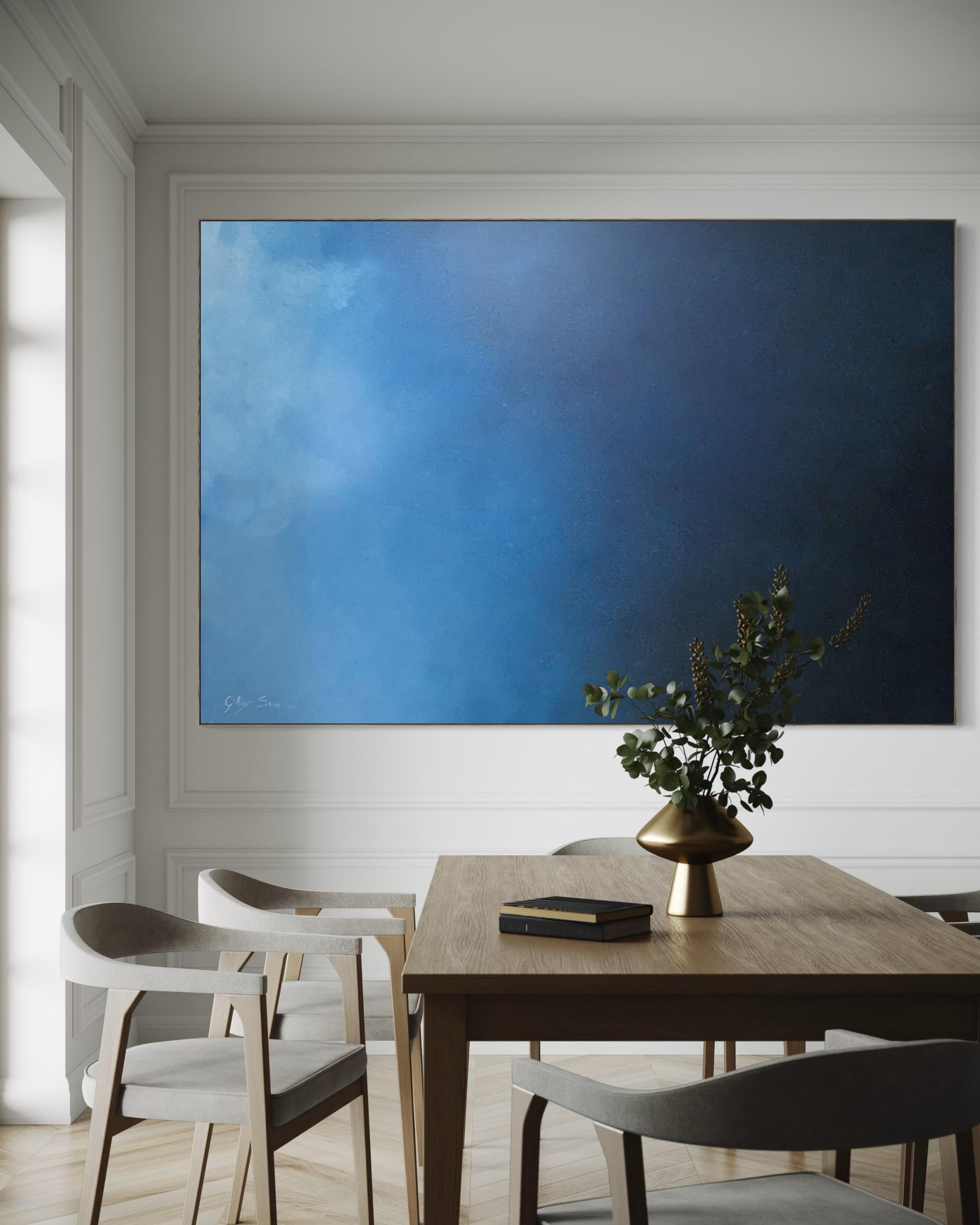 Submerged    by Gabriela Azar Schreiner. Contemporary abstract Painting