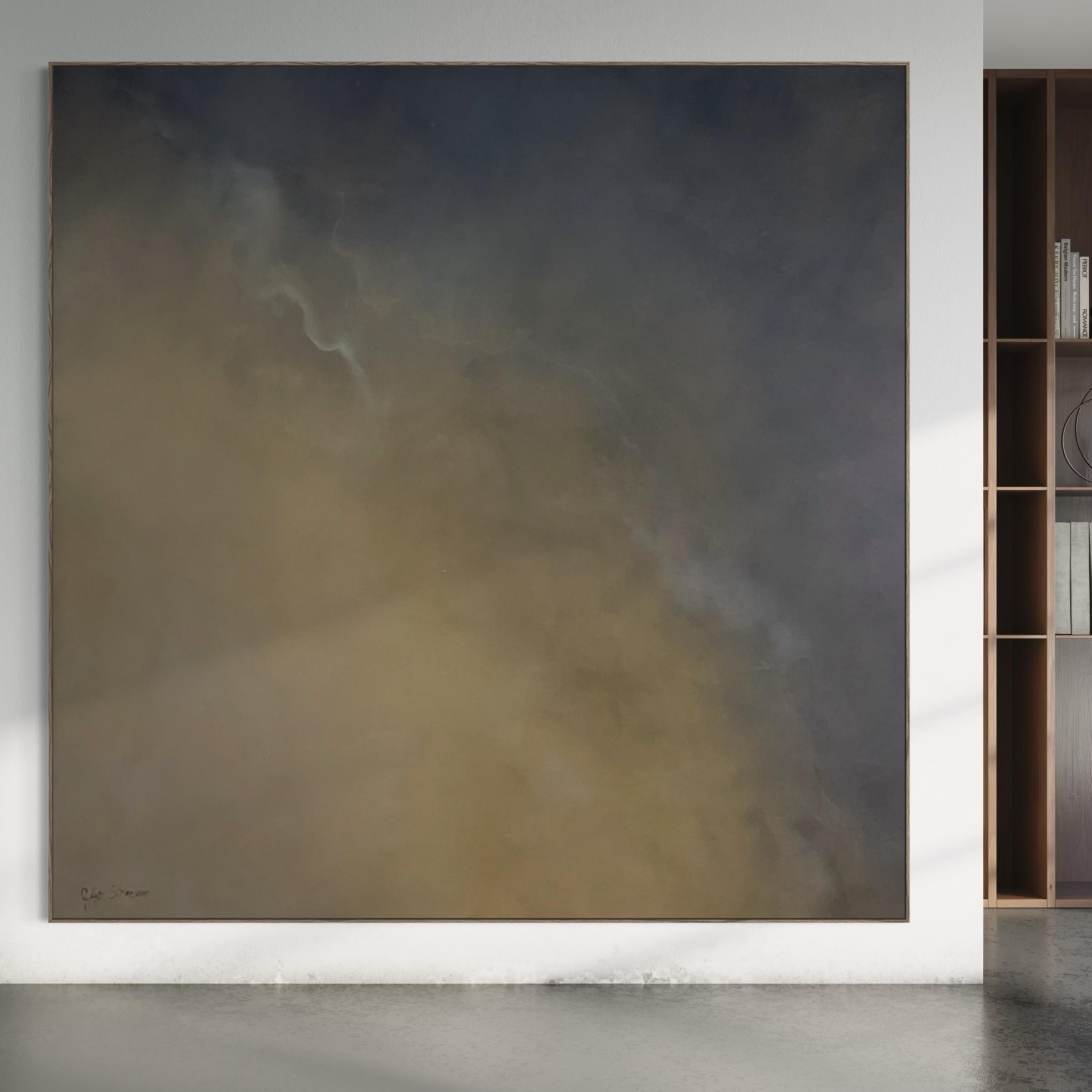 Sunset's Whisper by Gabriela Azar Schreiner. Contemporary abstract Painting For Sale 2