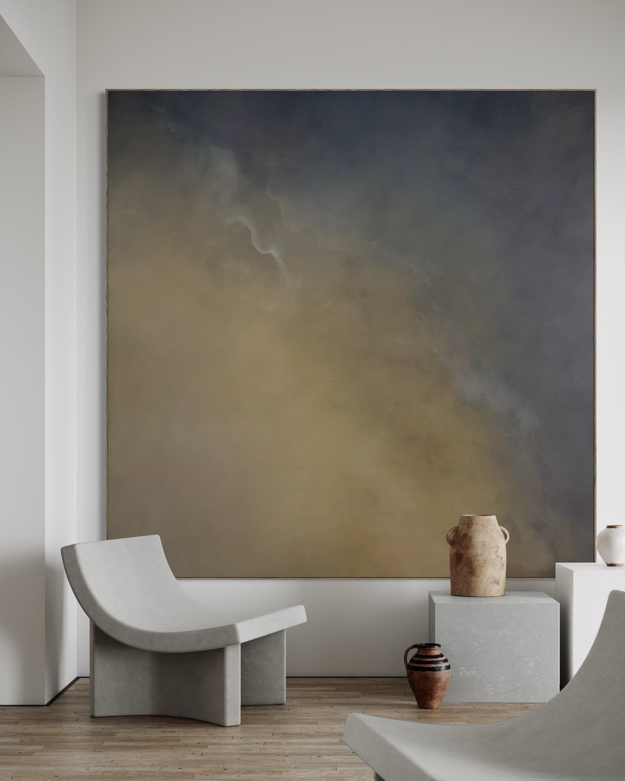 Sunset's Whisper by Gabriela Azar Schreiner. Contemporary abstract Painting For Sale 3