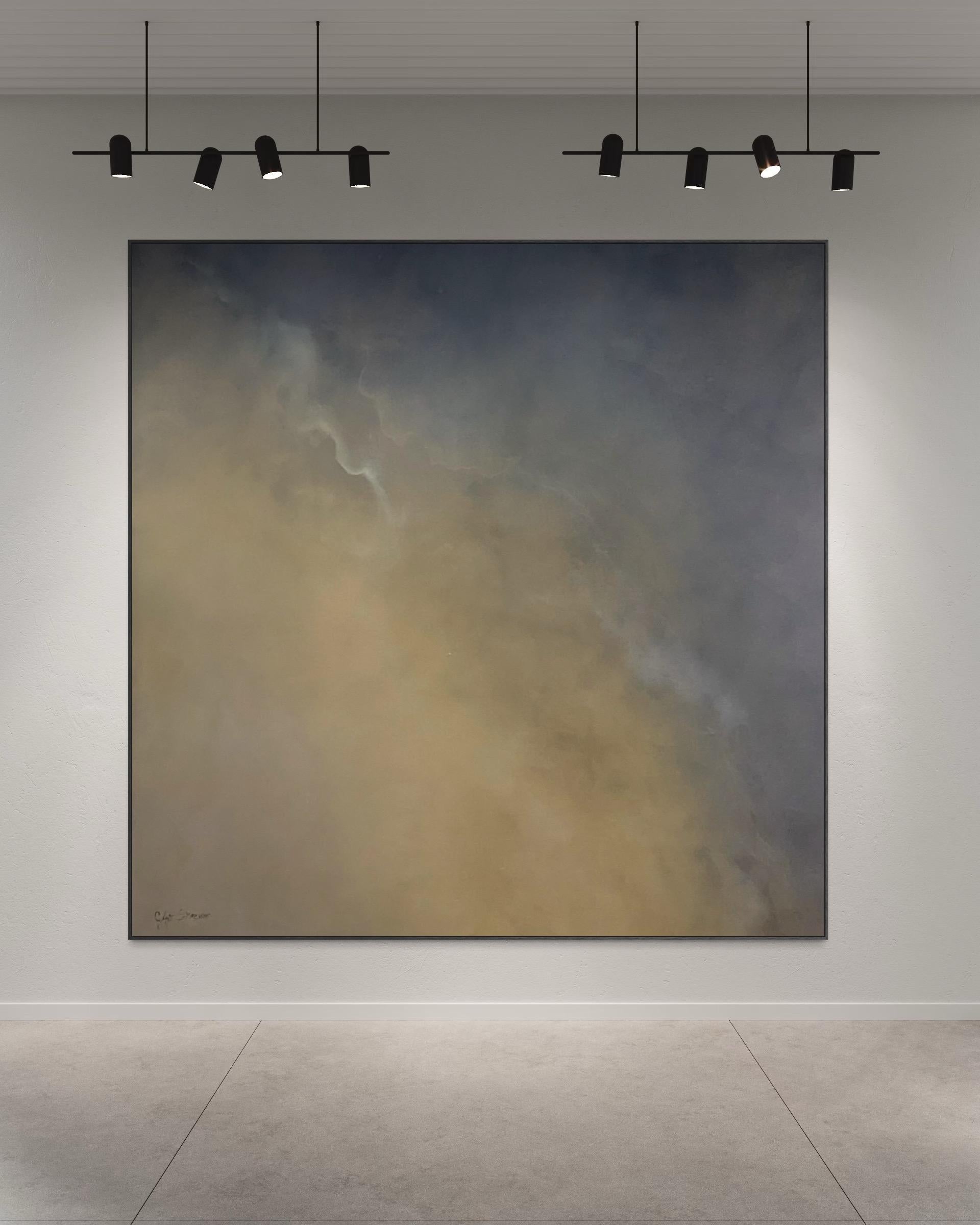 Sunset's Whisper by Gabriela Azar Schreiner. Contemporary abstract Painting For Sale 5