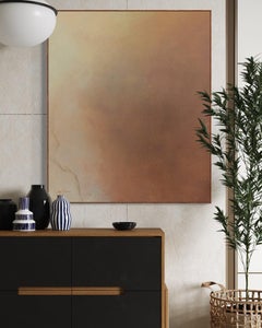 „Terracotta“ von Gabriela Azar Schreiner. Zeitgenössische abstrakte Malerei