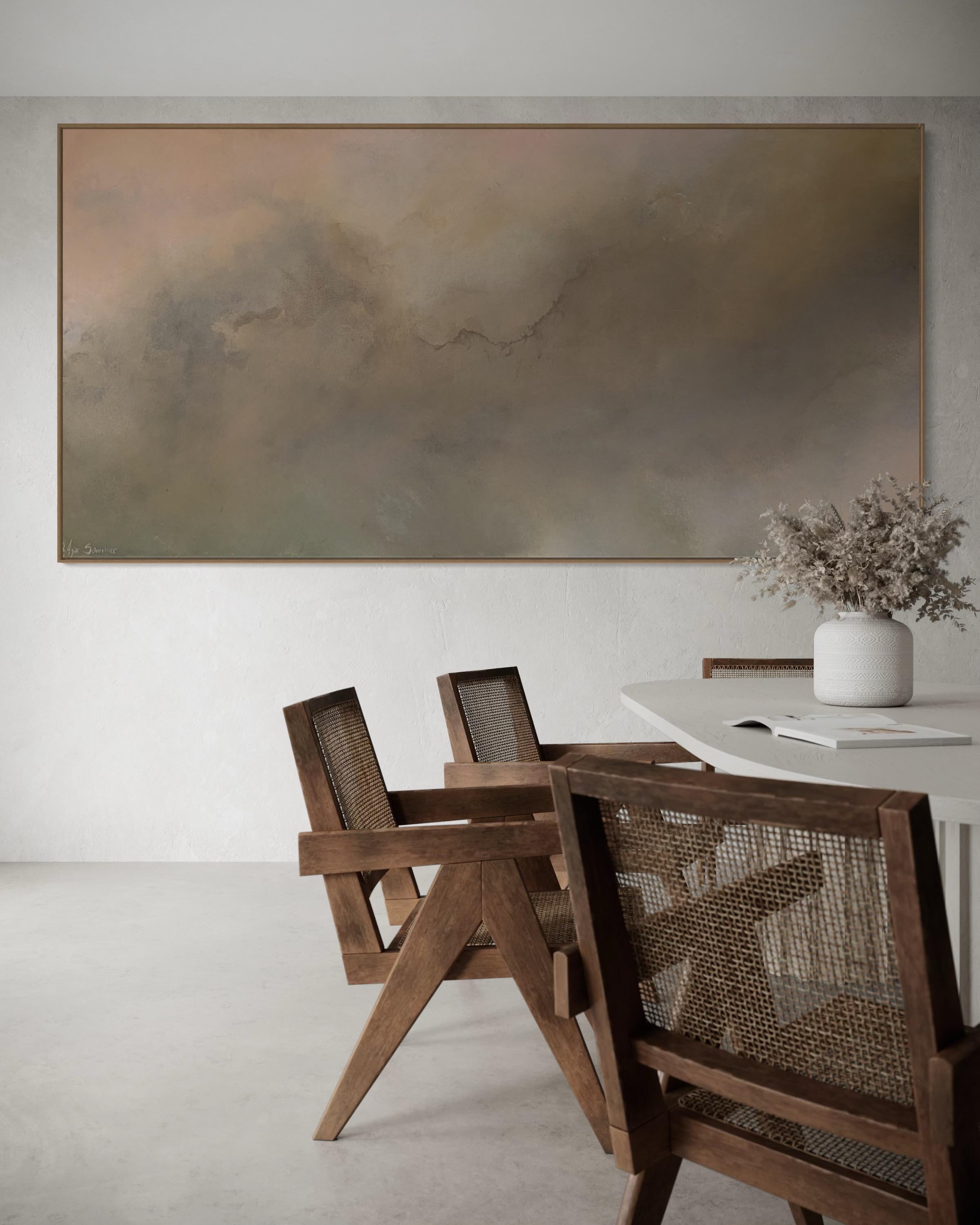 Terra's breath by Gabriela Azar Schreiner. Contemporary abstract Painting For Sale 2
