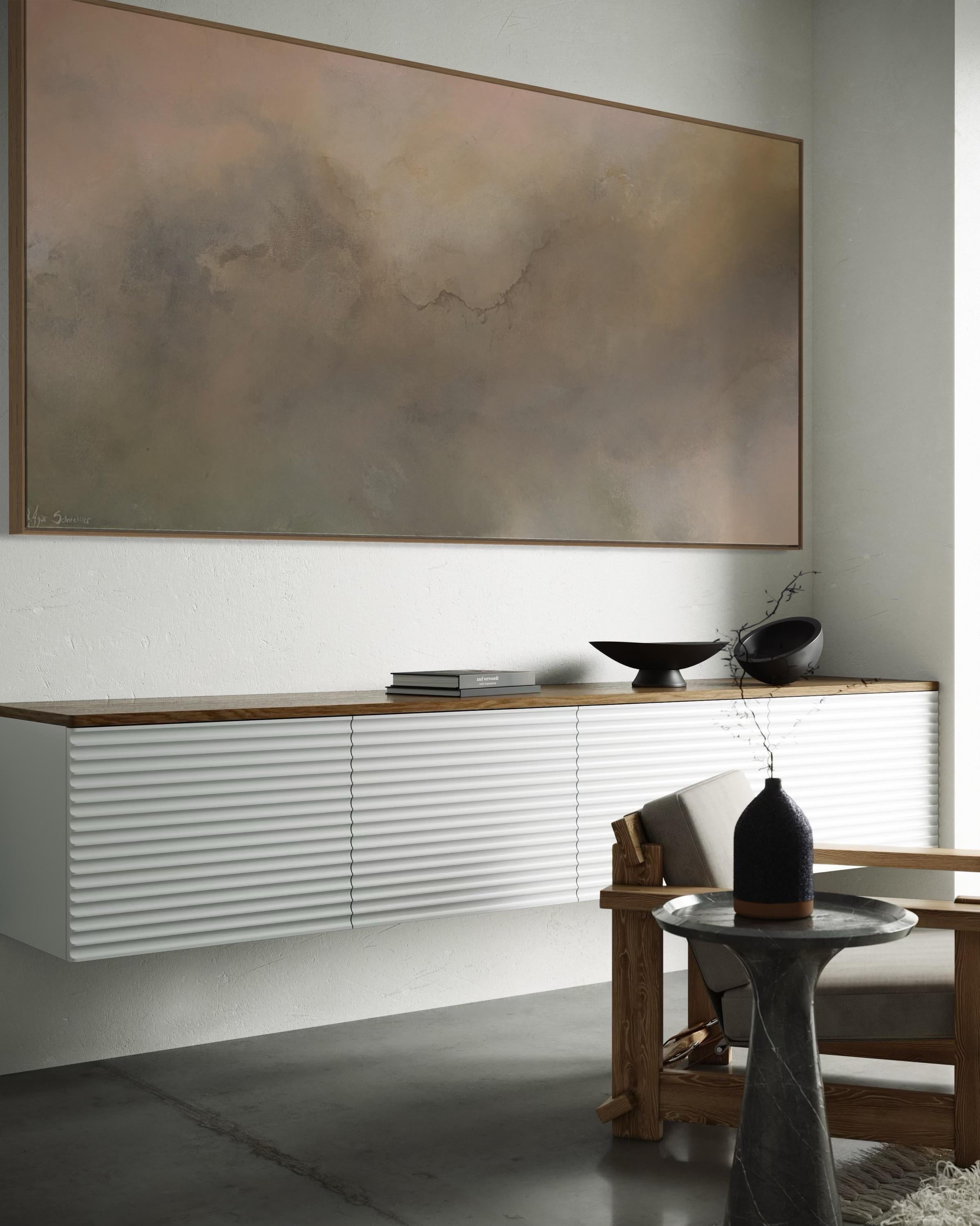 Terra's breath by Gabriela Azar Schreiner. Contemporary abstract Painting For Sale 5